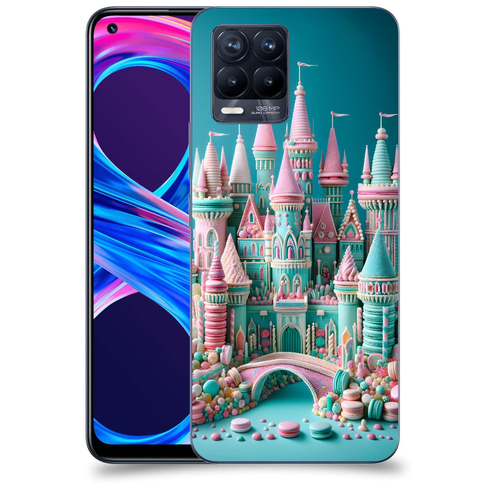ACOVER Kryt na mobil Realme 8 Pro - Candy castle 2