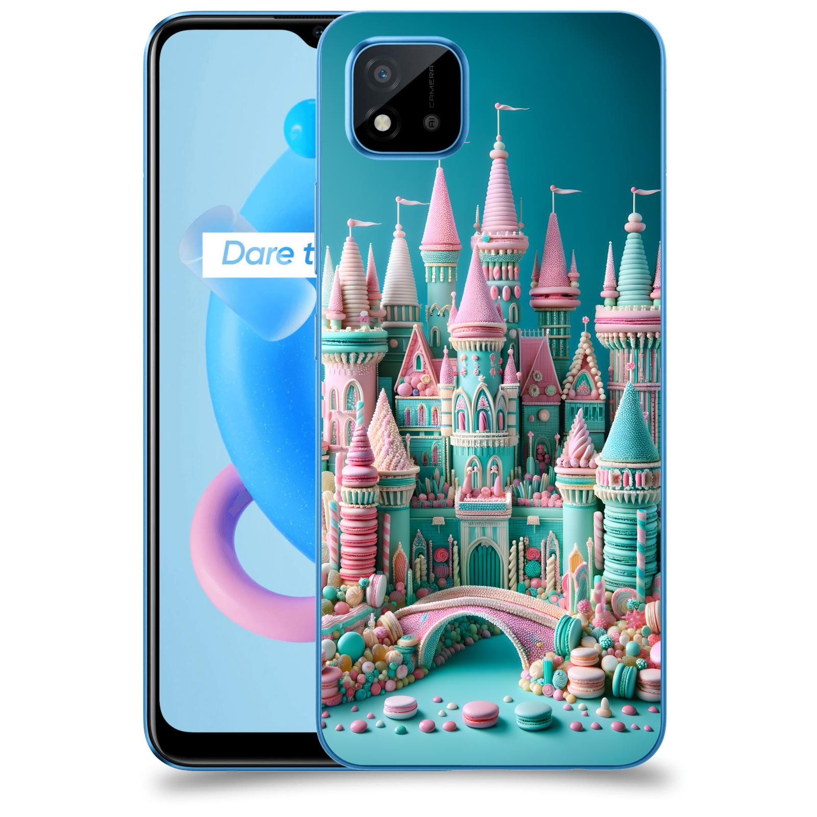 ACOVER Kryt na mobil Realme C11 (2021) - Candy castle 2