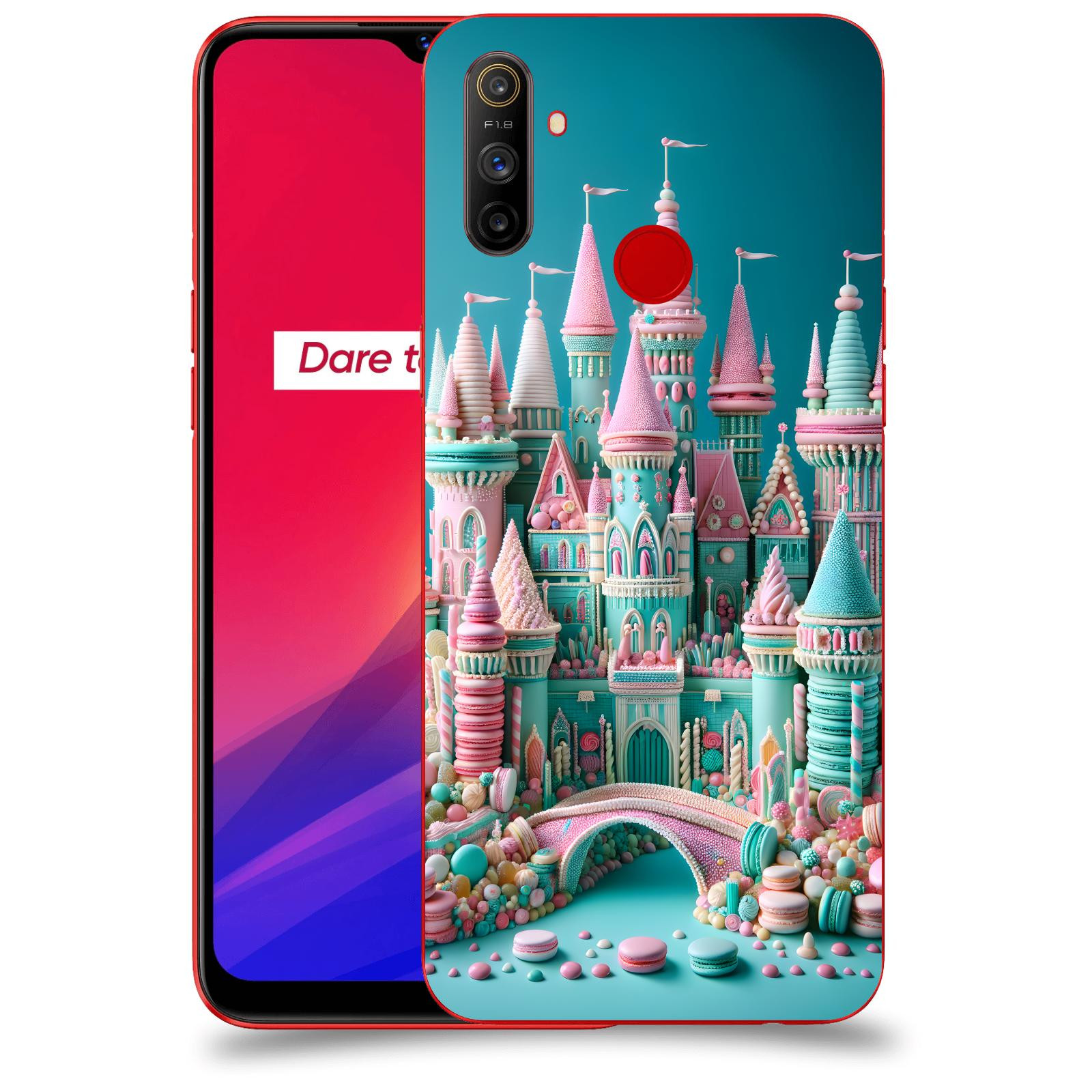 ACOVER Kryt na mobil Realme C3 - Candy castle 2