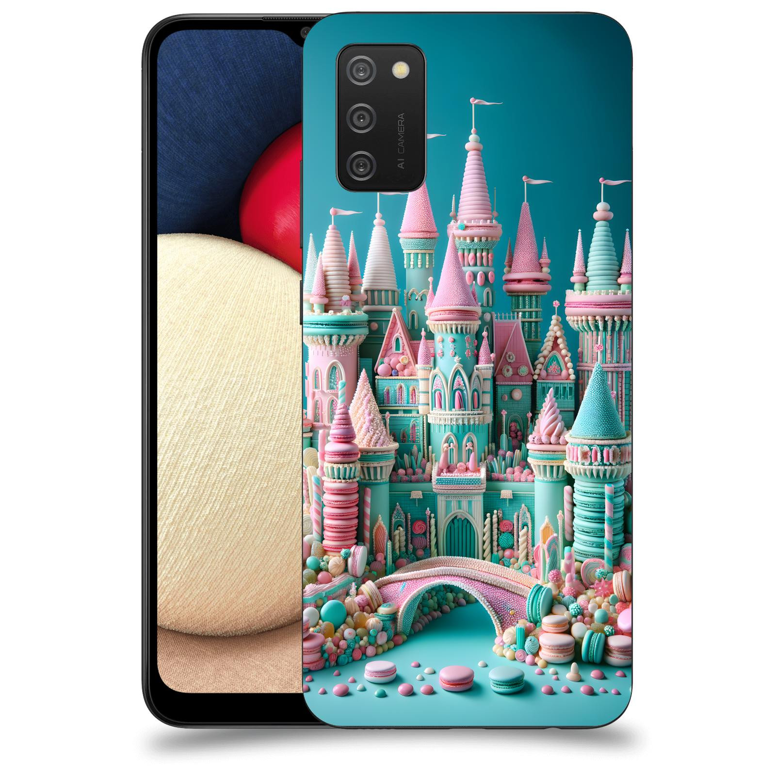 ACOVER Kryt na mobil Samsung Galaxy A02s A025G - Candy castle 2