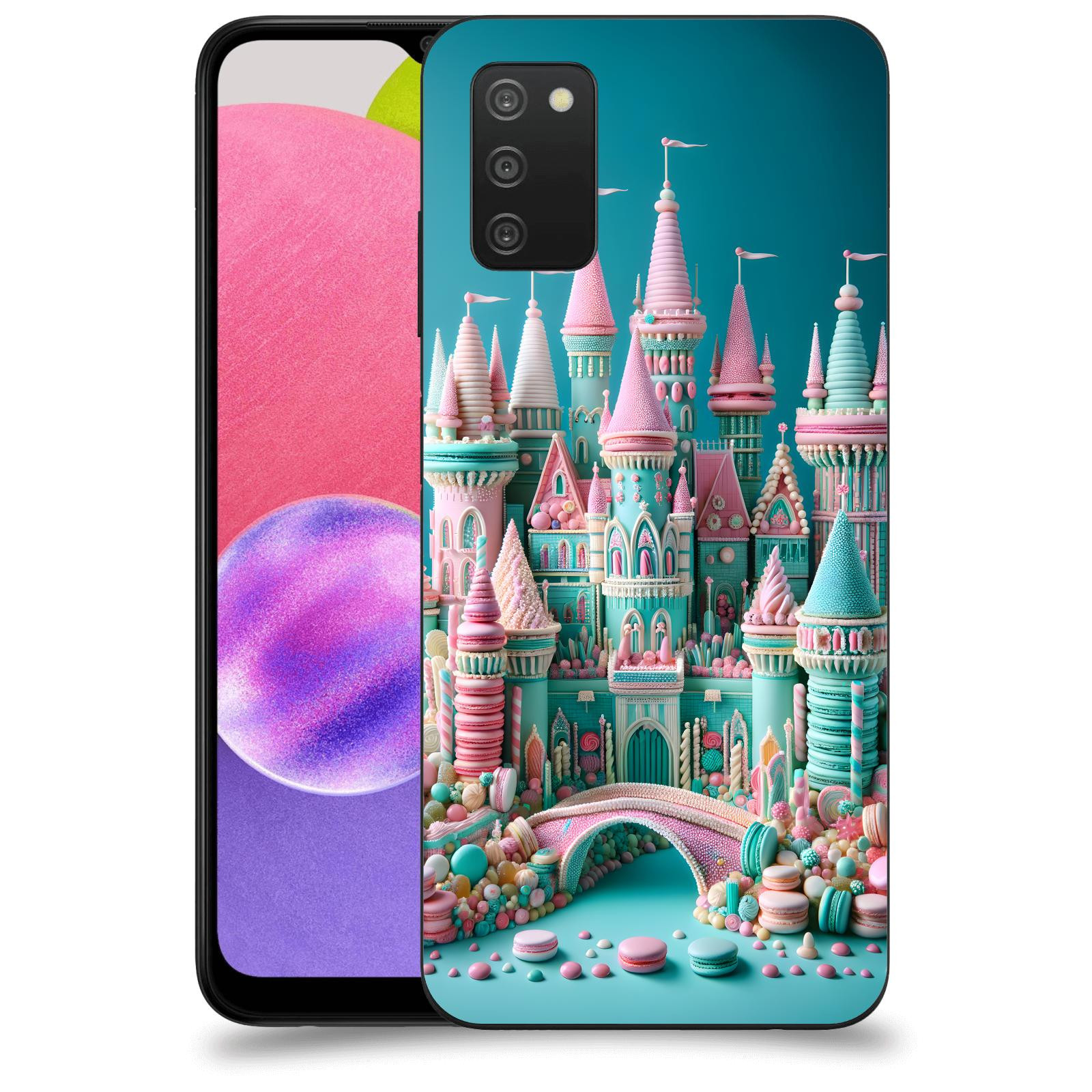 ACOVER Kryt na mobil Samsung Galaxy A03s A037G - Candy castle 2