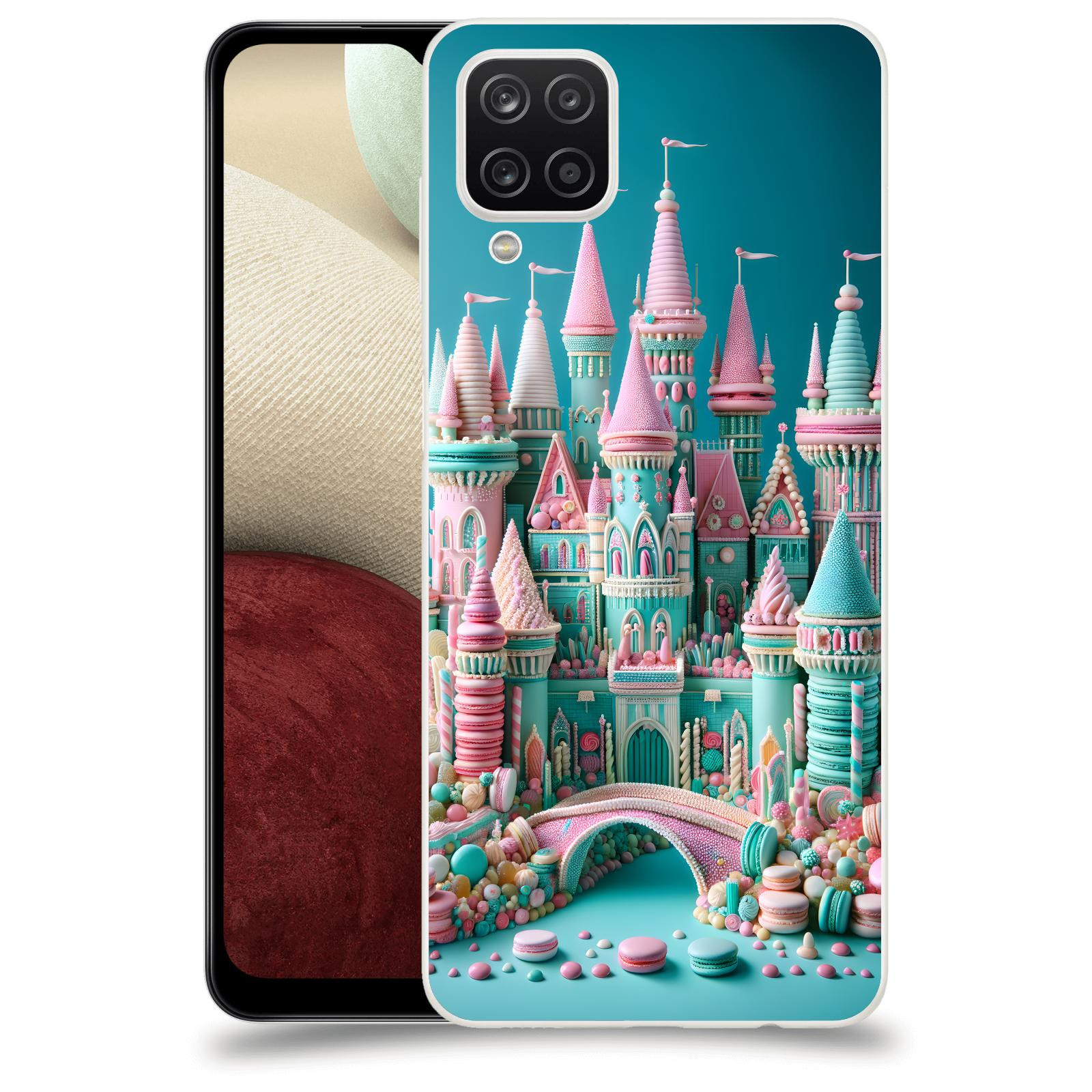 ACOVER Kryt na mobil Samsung Galaxy A12 A125F - Candy castle 2