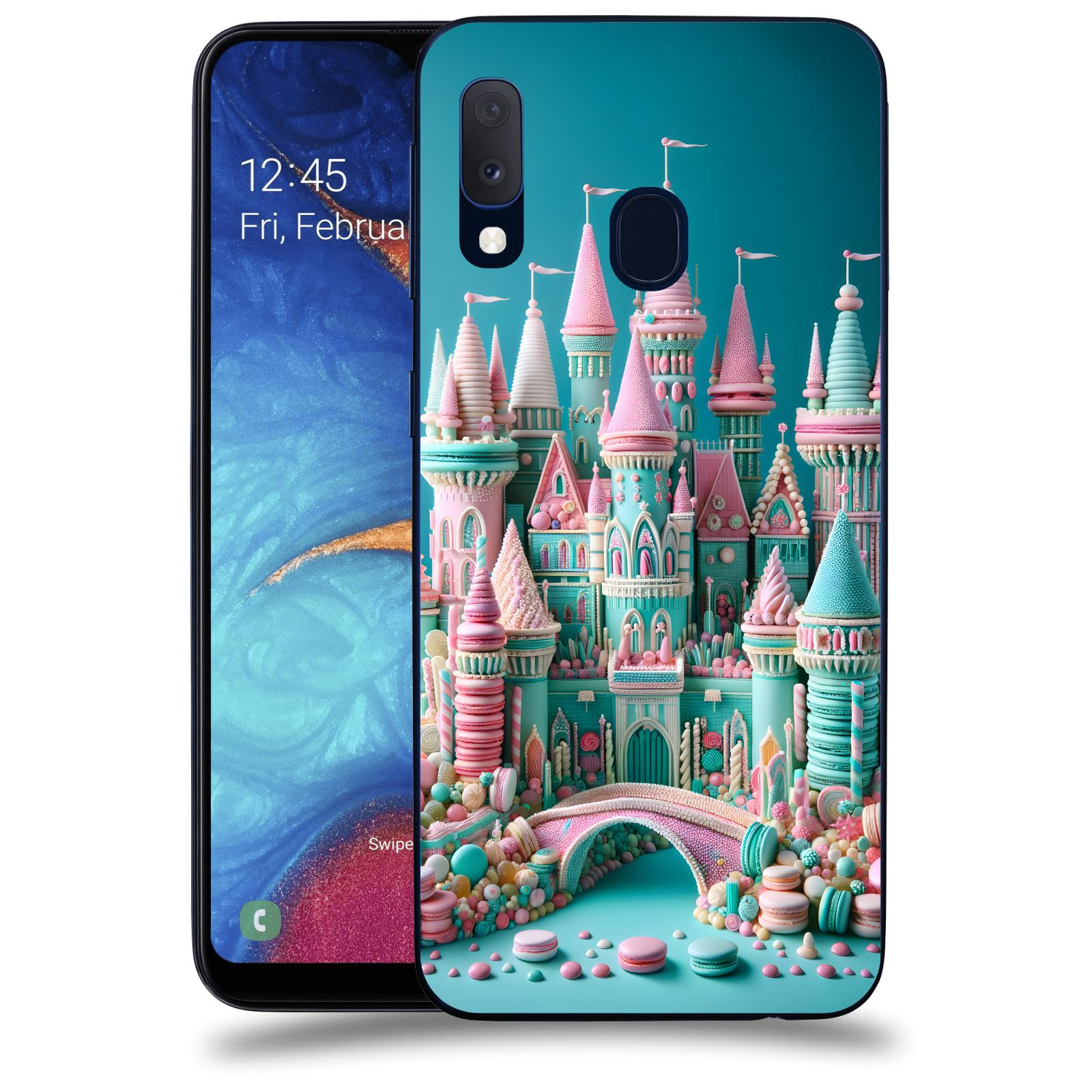 ACOVER Kryt na mobil Samsung Galaxy A20e A202F - Candy castle 2
