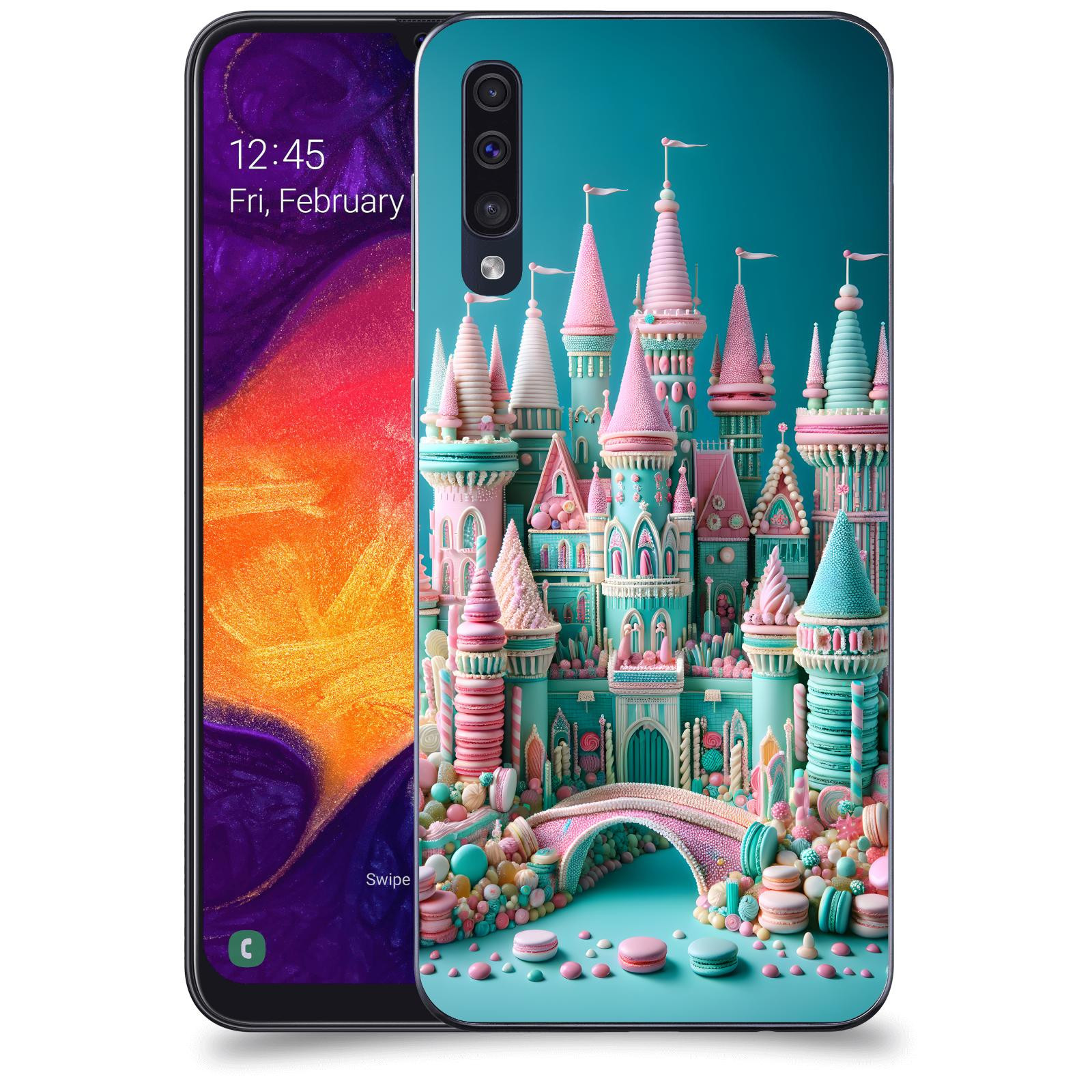 ACOVER Kryt na mobil Samsung Galaxy A50 A505F - Candy castle 2
