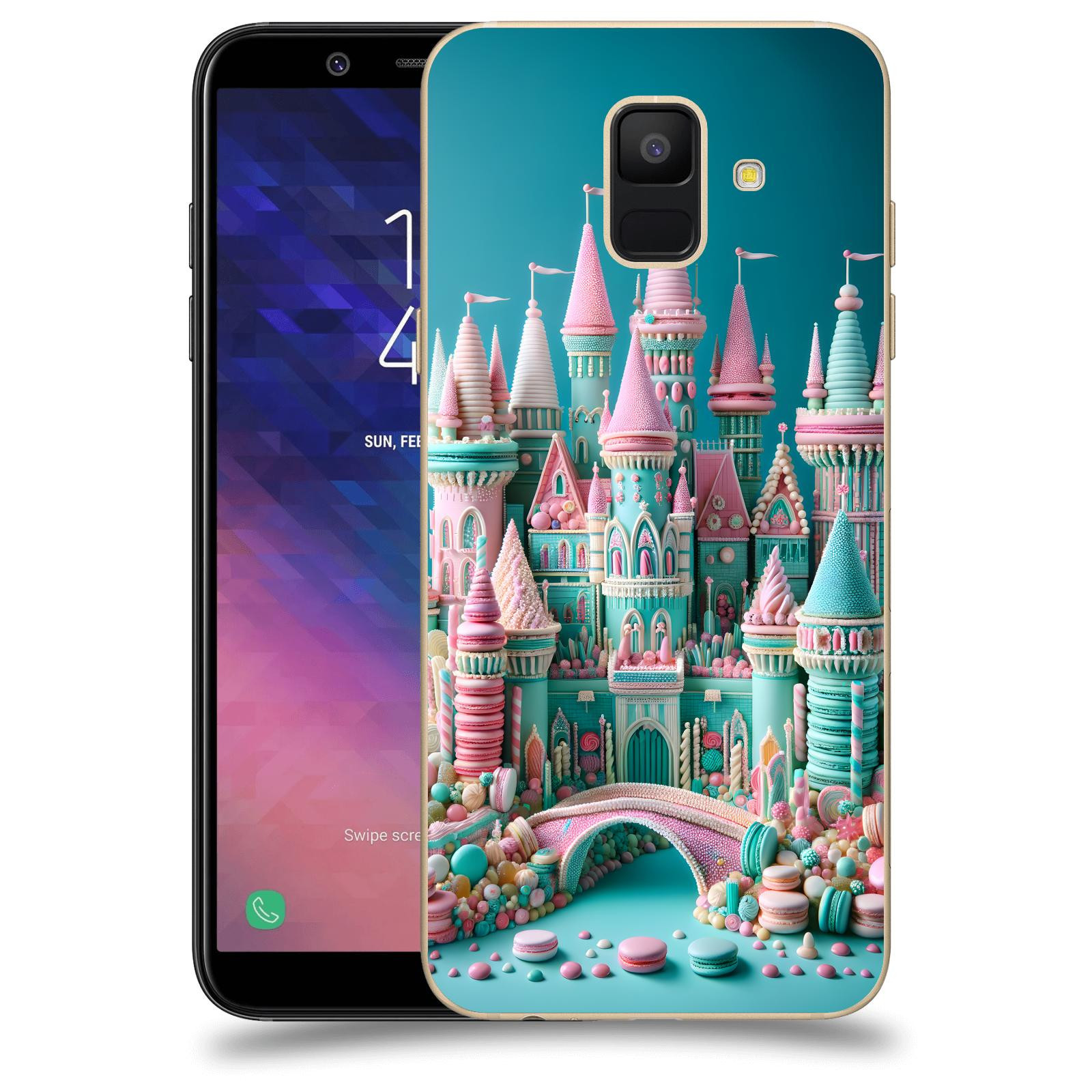 ACOVER Kryt na mobil Samsung Galaxy A6 A600F - Candy castle 2