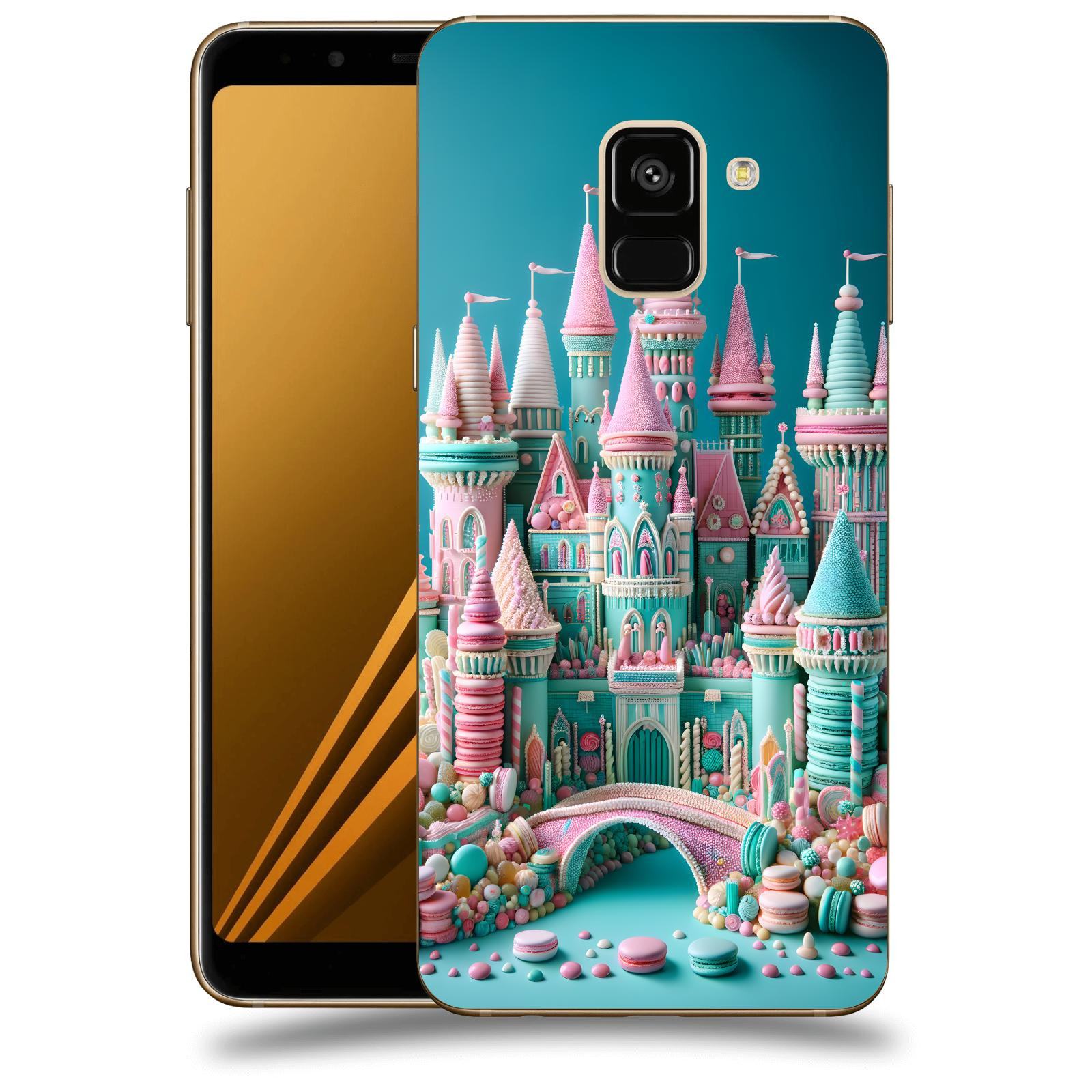 ACOVER Kryt na mobil Samsung Galaxy A8 2018 A530F - Candy castle 2