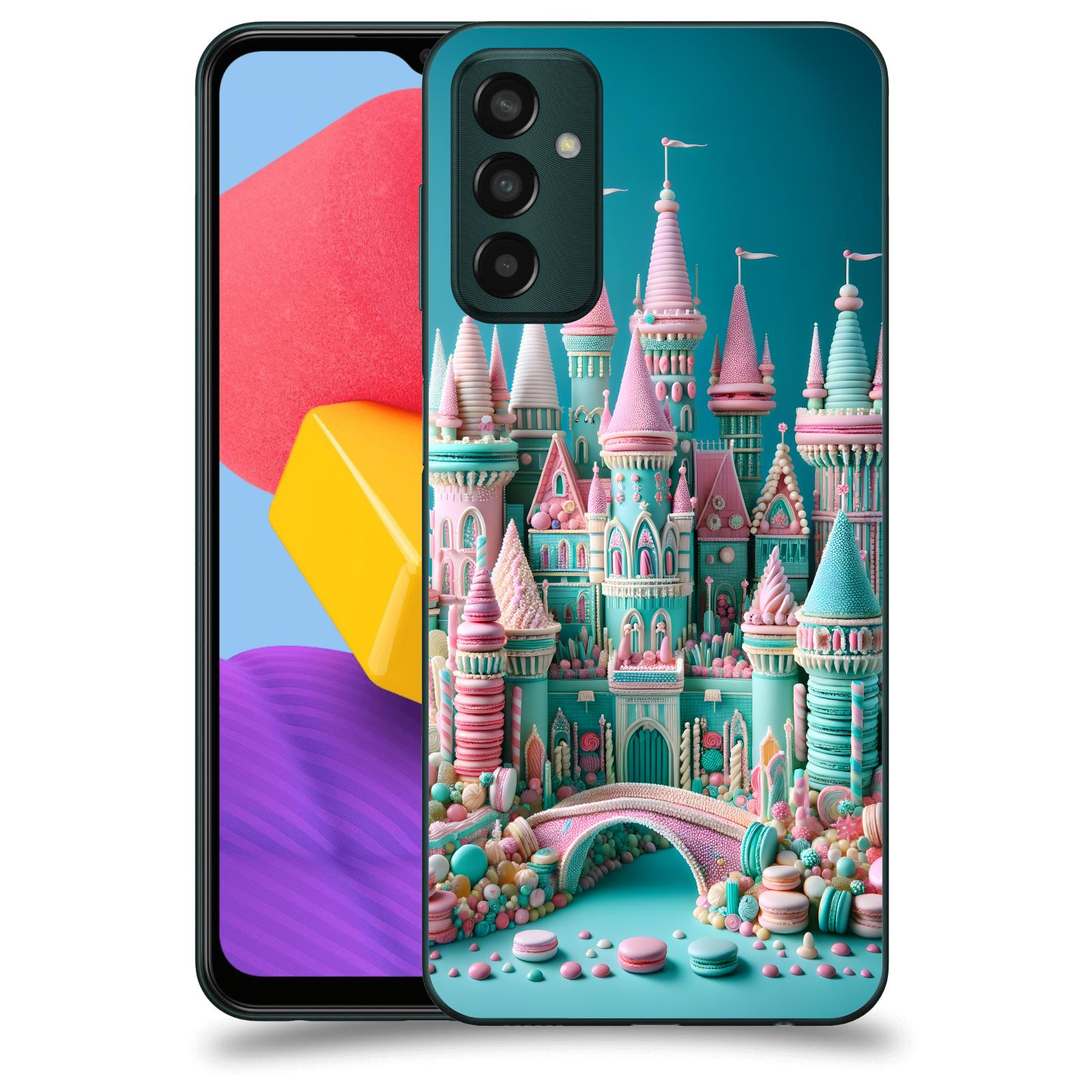ACOVER Kryt na mobil Samsung Galaxy M13 M135F - Candy castle 2