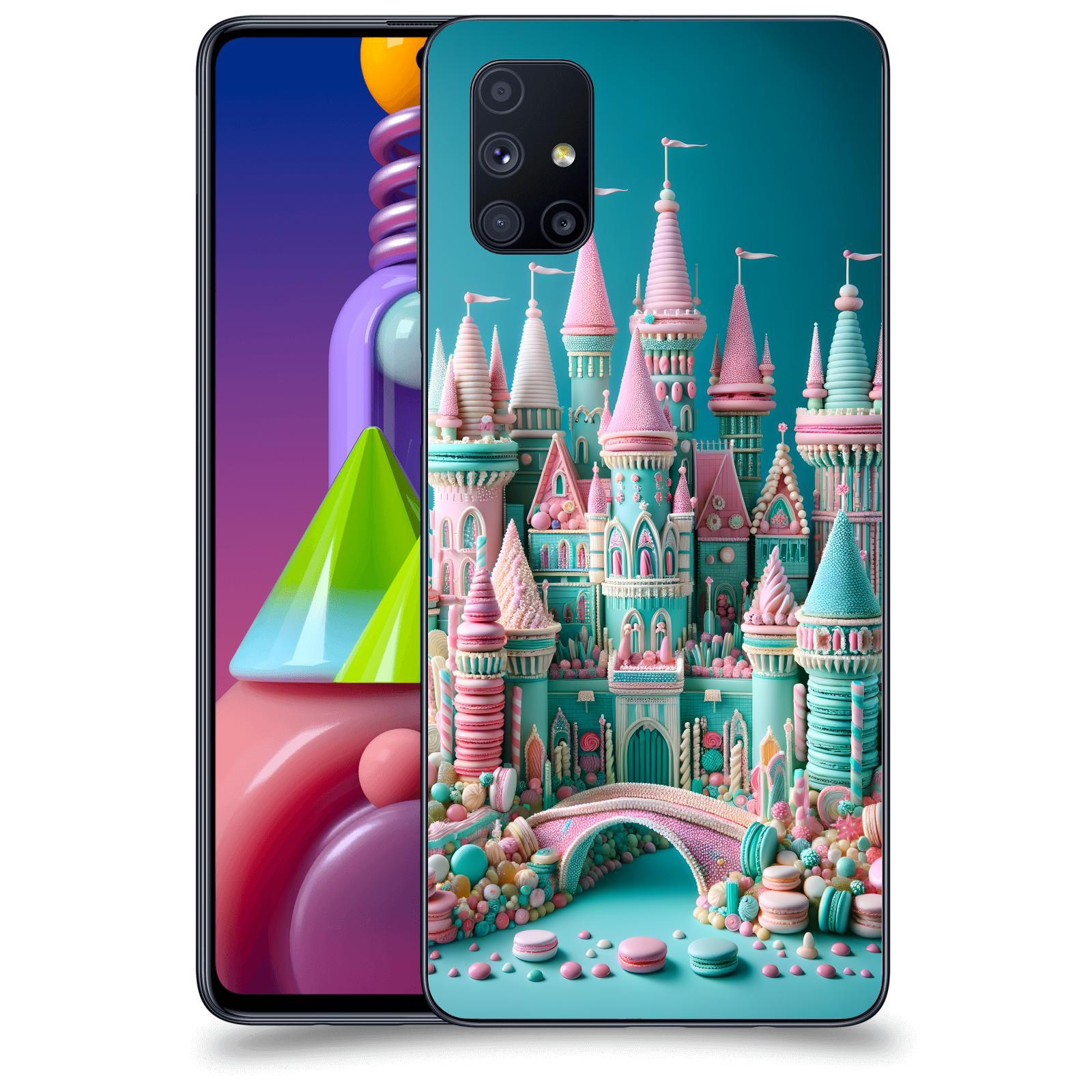 ACOVER Kryt na mobil Samsung Galaxy M51 M515F - Candy castle 2
