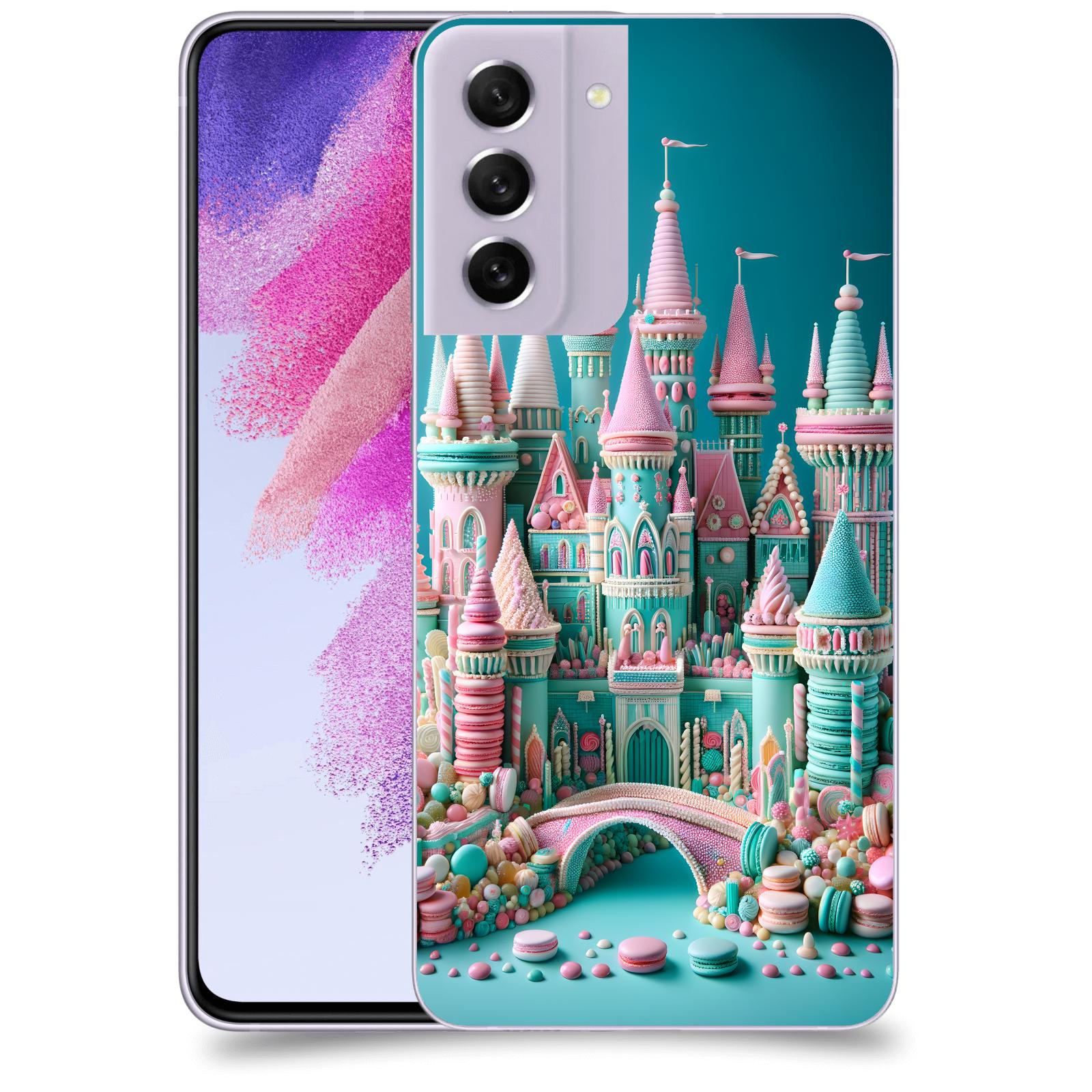 ACOVER Kryt na mobil Samsung Galaxy S21 FE 5G - Candy castle 2