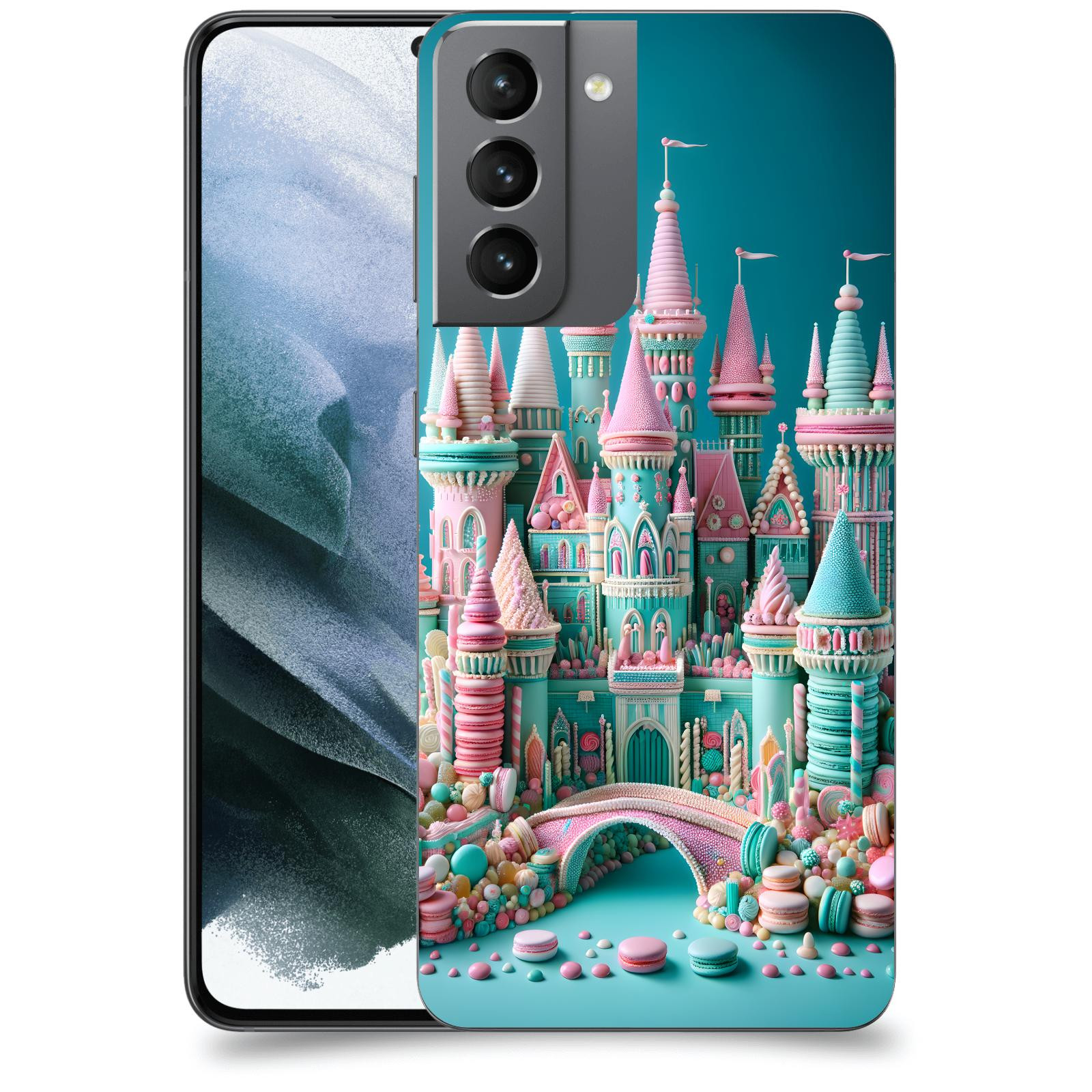 ACOVER Kryt na mobil Samsung Galaxy S21 G991B - Candy castle 2