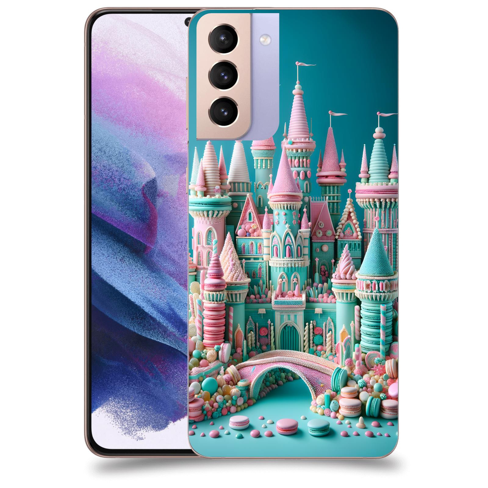 ACOVER Kryt na mobil Samsung Galaxy S21+ G996F - Candy castle 2
