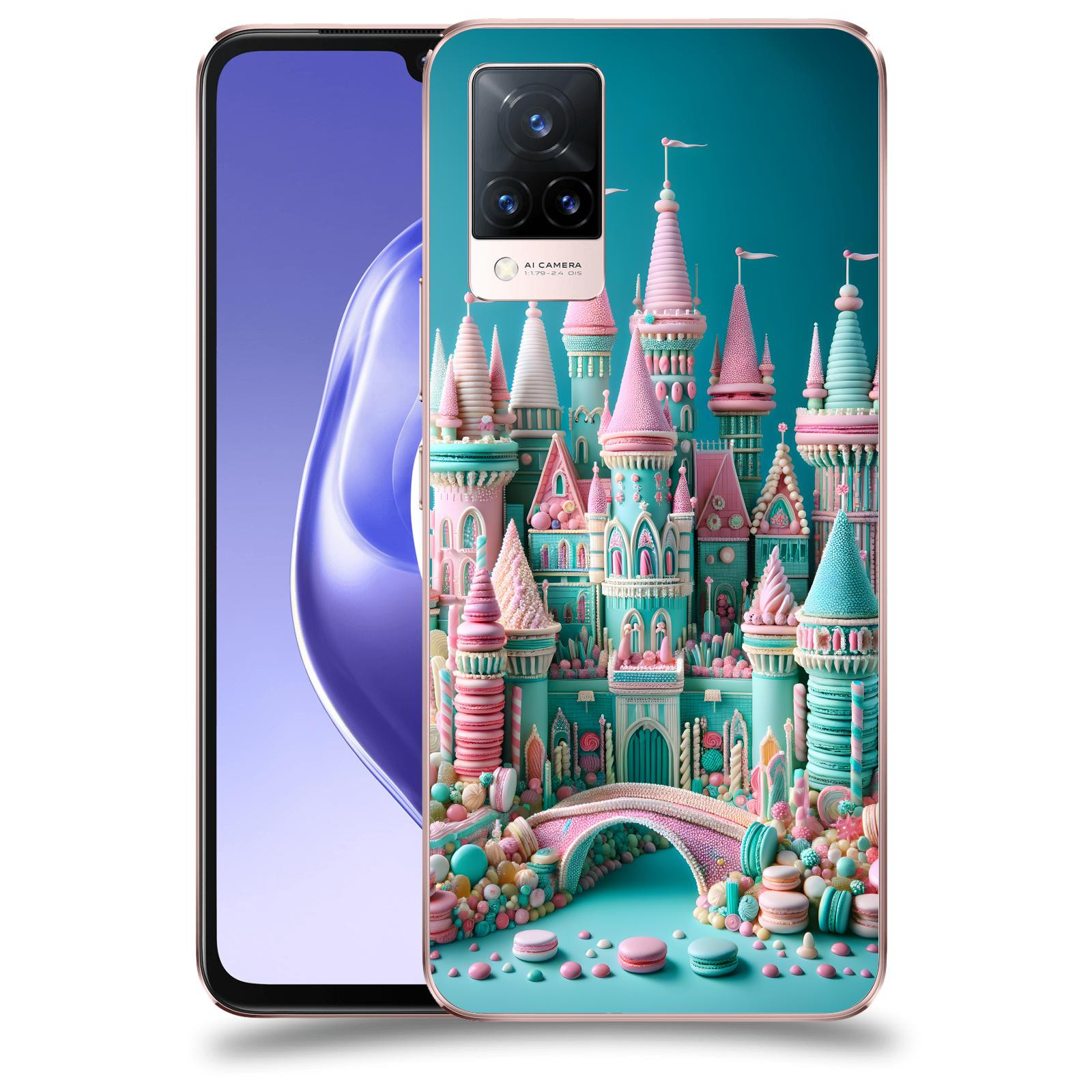 ACOVER Kryt na mobil Vivo V21 5G - Candy castle 2