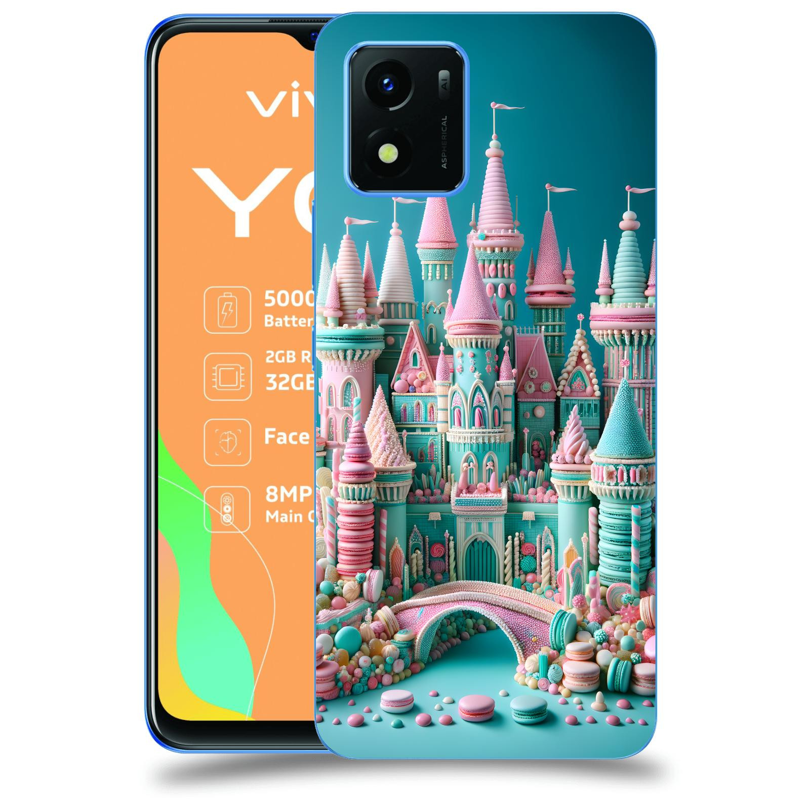 ACOVER Kryt na mobil Vivo Y01 - Candy castle 2