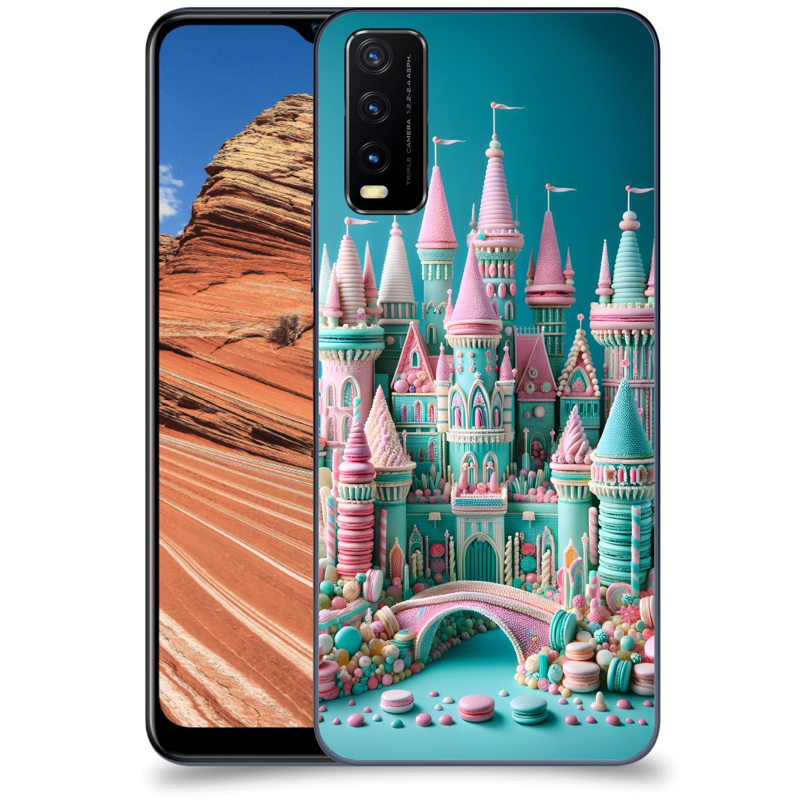 ACOVER Kryt na mobil Vivo Y20s - Candy castle 2