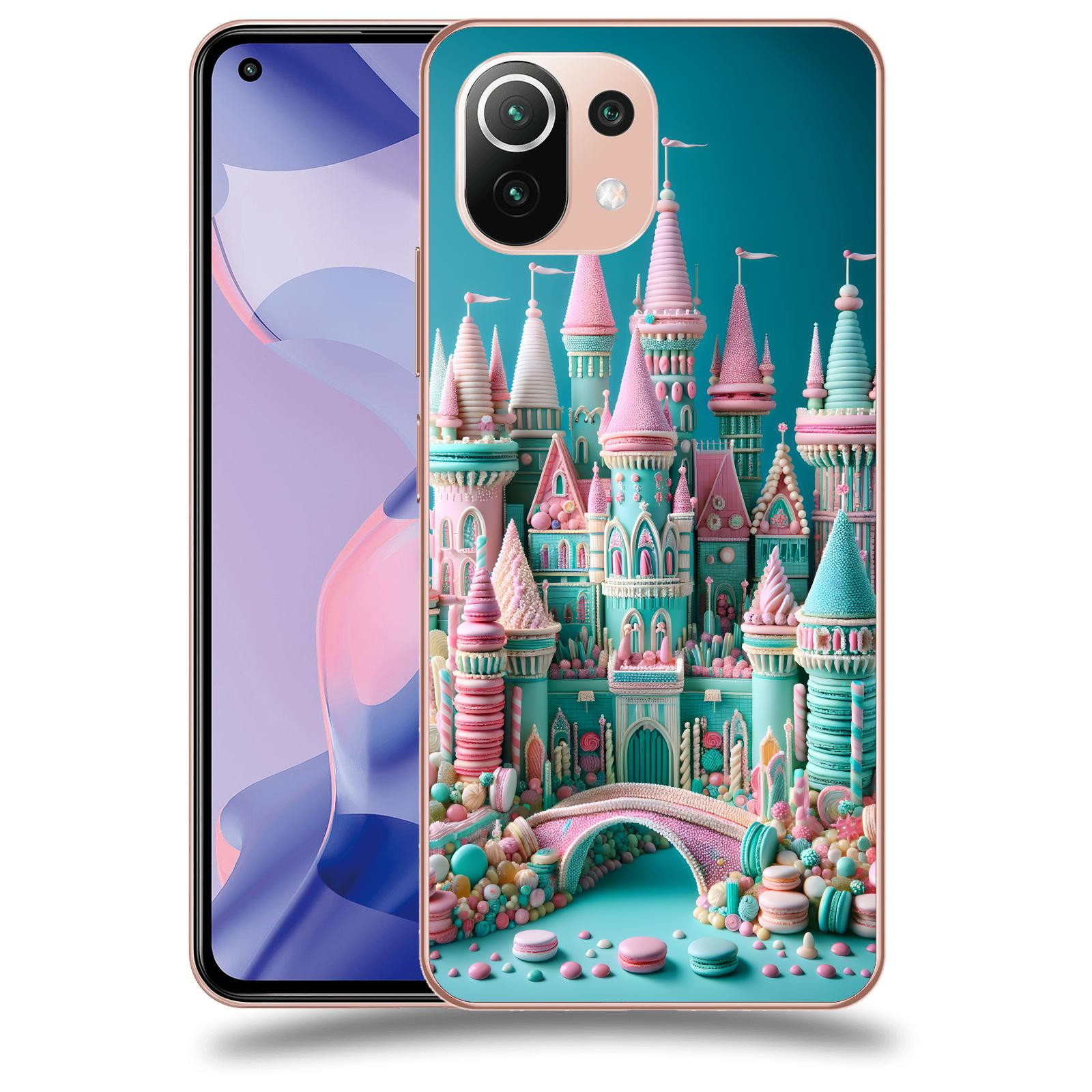 ACOVER Kryt na mobil Xiaomi 11 Lite 5G NE - Candy castle 2