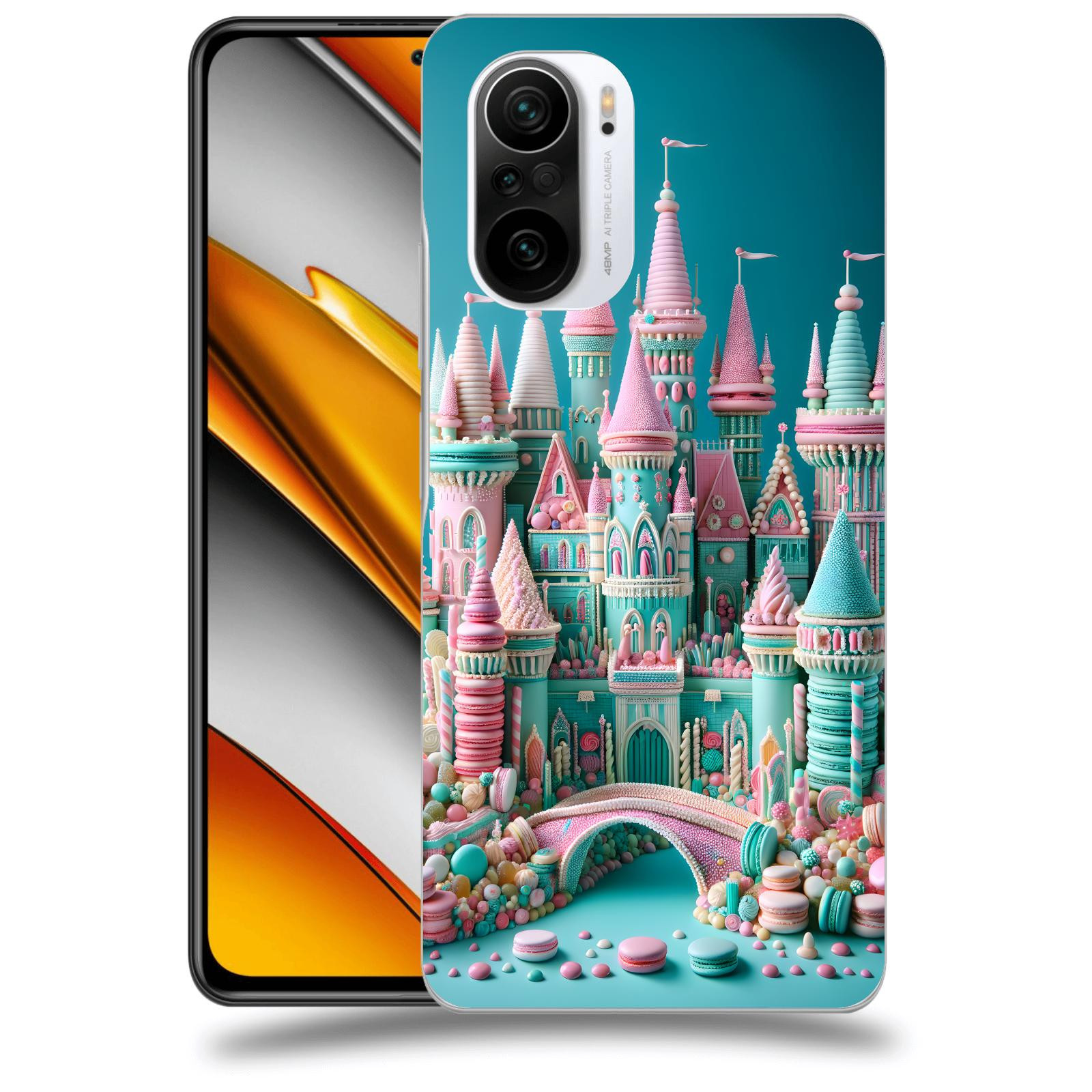 ACOVER Kryt na mobil Xiaomi Poco F3 - Candy castle 2