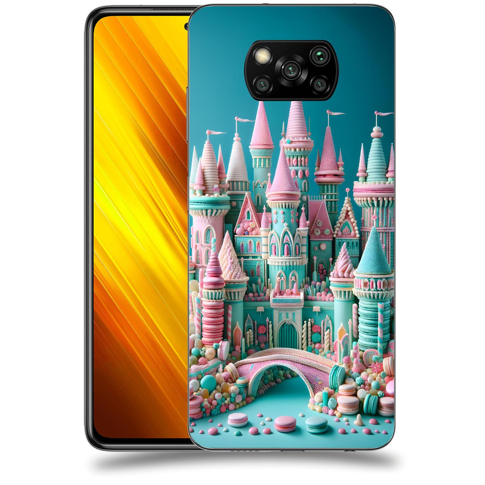 ACOVER Kryt na mobil Xiaomi Poco X3 - Candy castle 2