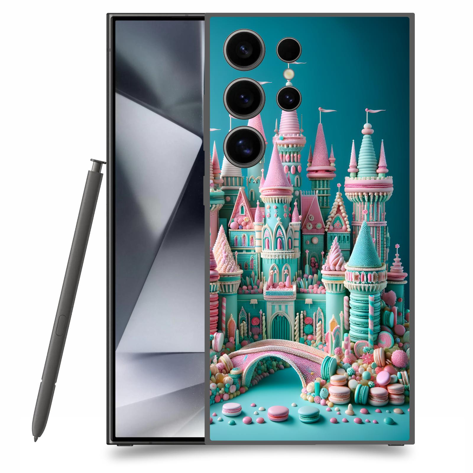 ACOVER Kryt na mobil Samsung Galaxy S24 Ultra - Candy castle 2