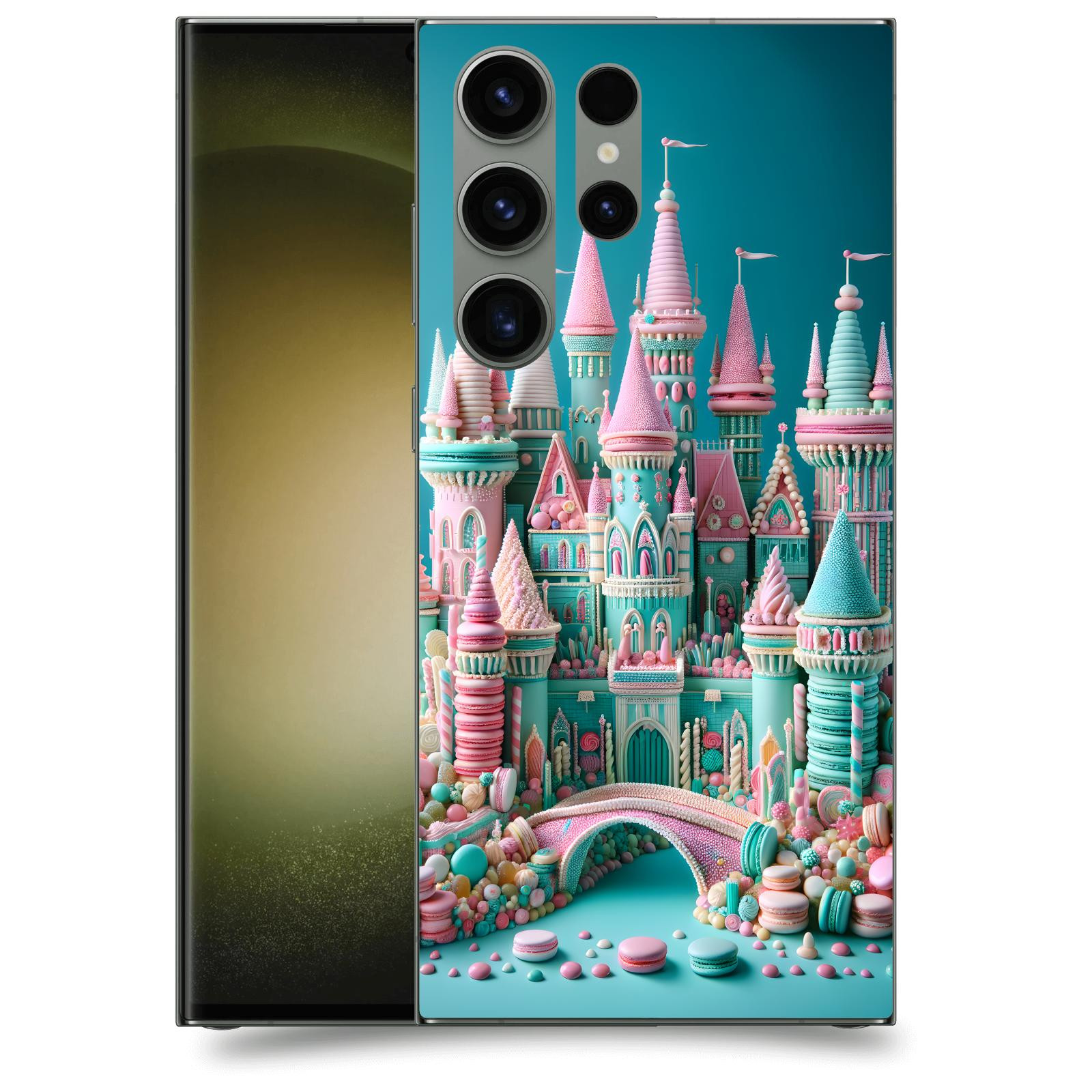 ACOVER Kryt na mobil Samsung Galaxy S23 Ultra 5G - Candy castle 2