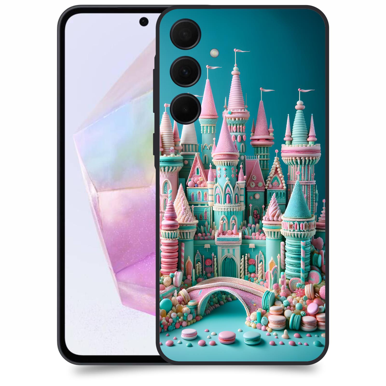 ACOVER Kryt na mobil Samsung Galaxy A35 5G - Candy castle 2