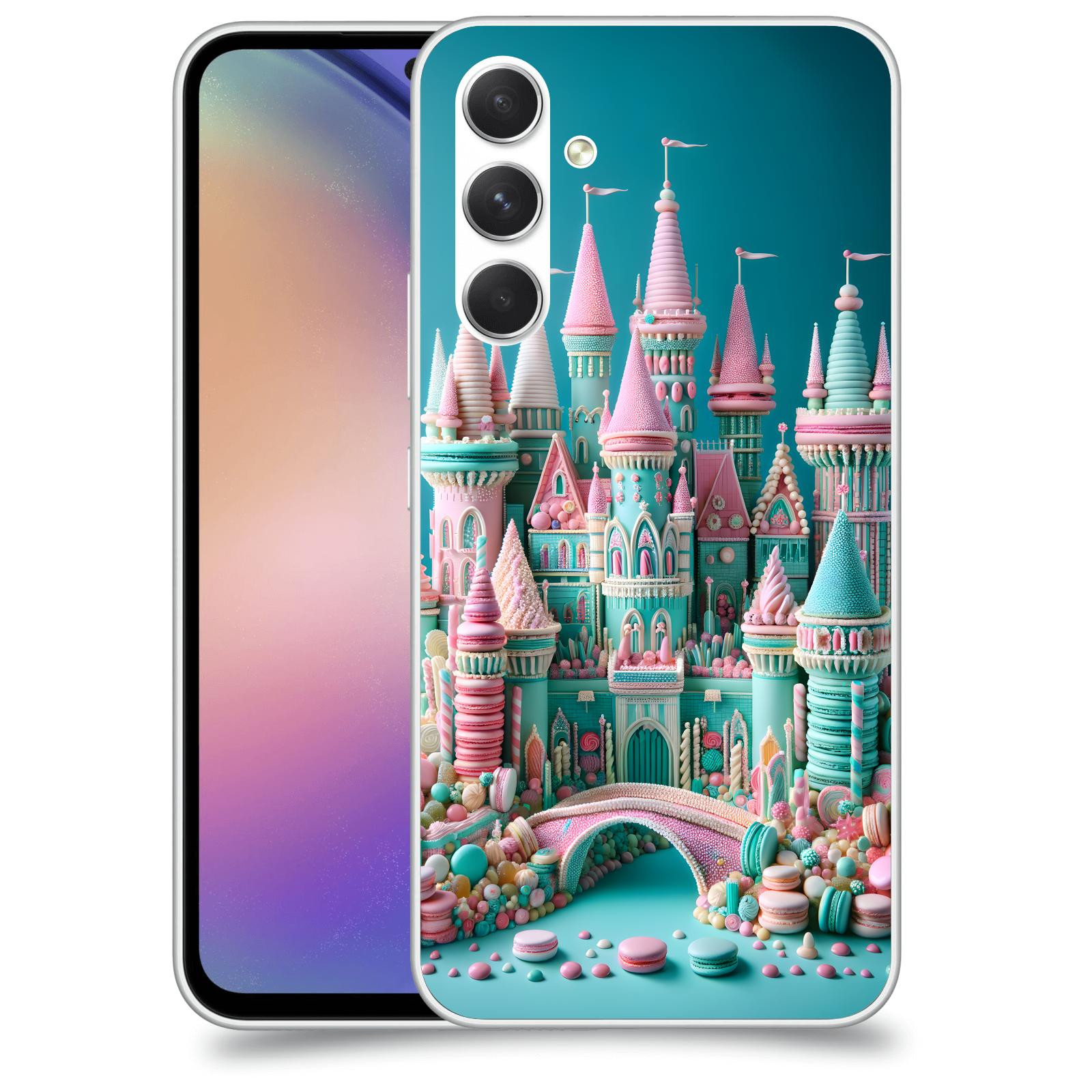 ACOVER Kryt na mobil Samsung Galaxy M54 5G - Candy castle 2