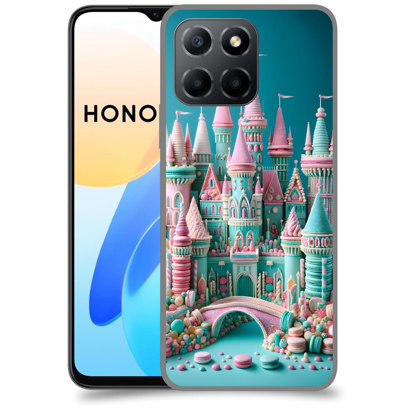 ACOVER Kryt na mobil Honor X8 4G - Candy castle 2