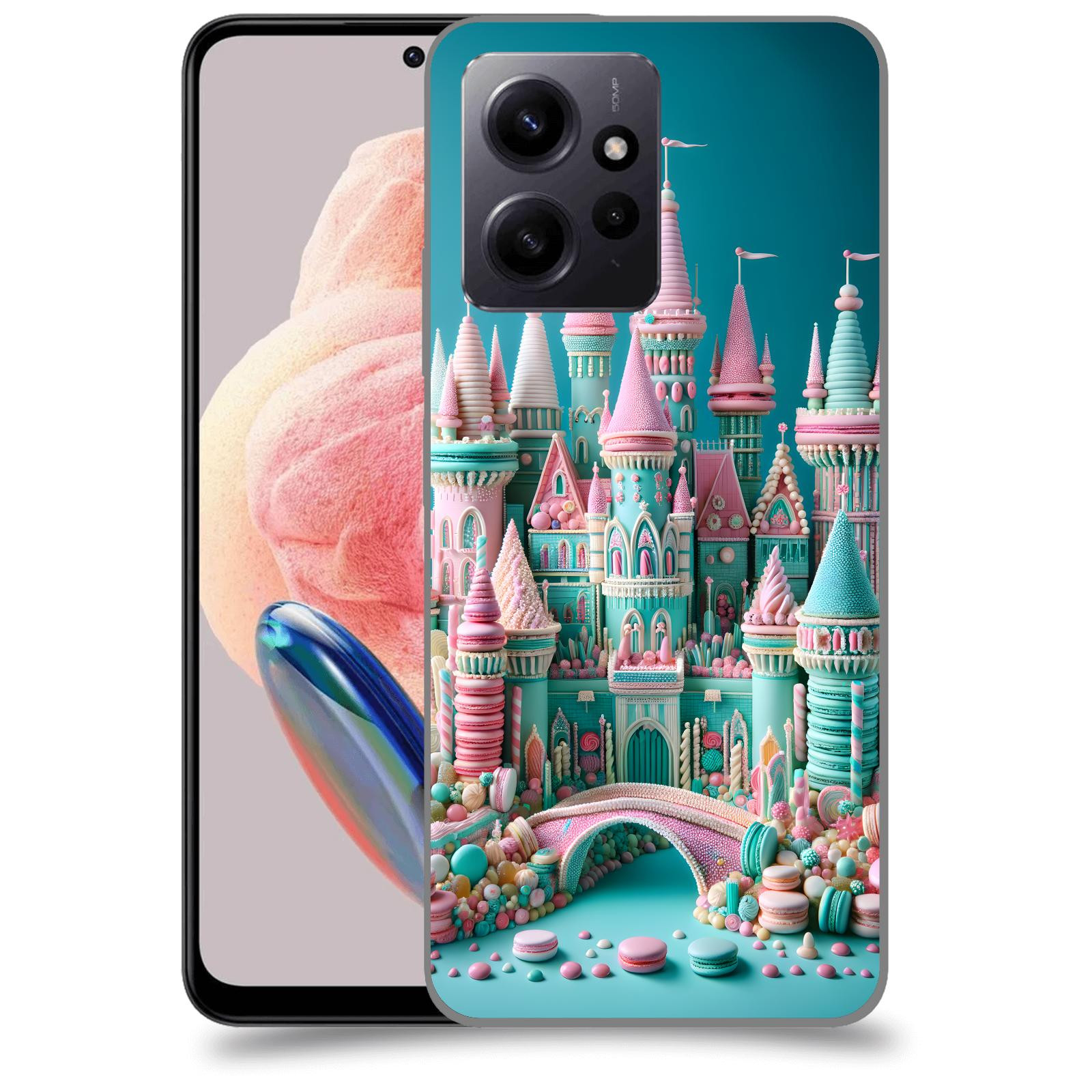 ACOVER Kryt na mobil Xiaomi Redmi Note 12 4G - Candy castle 2
