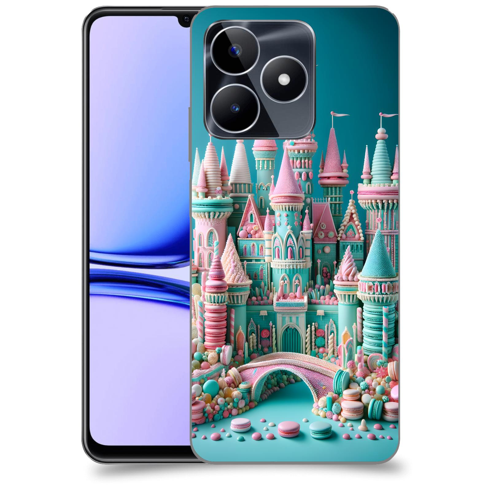 ACOVER Kryt na mobil Realme C53 - Candy castle 2