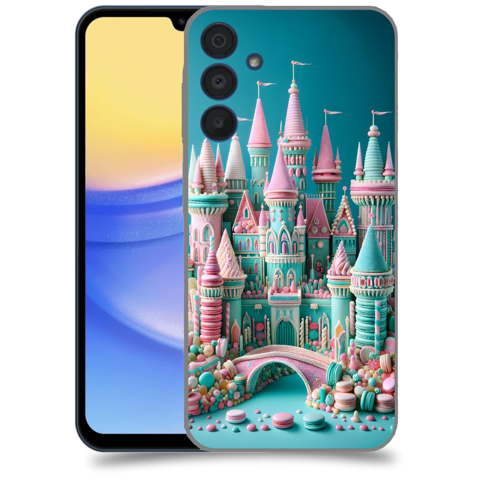 ACOVER Kryt na mobil Samsung Galaxy A15 5G - Candy castle 2