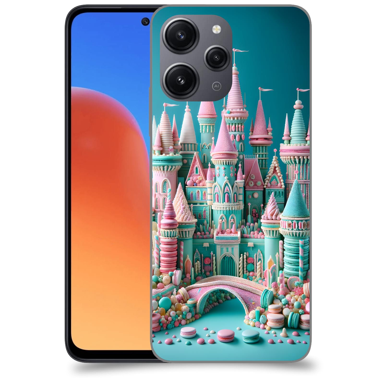 ACOVER Kryt na mobil Xiaomi Redmi 12 - Candy castle 2