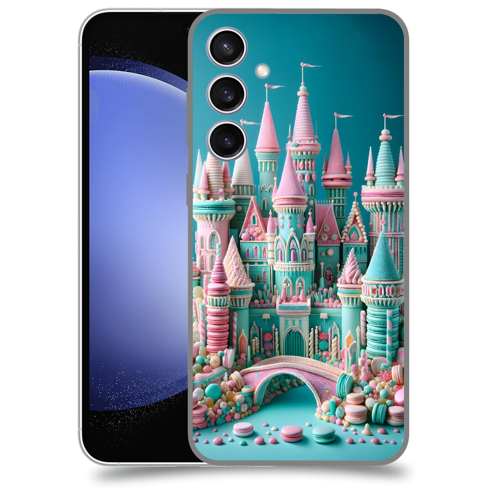 ACOVER Kryt na mobil Samsung Galaxy S23 FE - Candy castle 2
