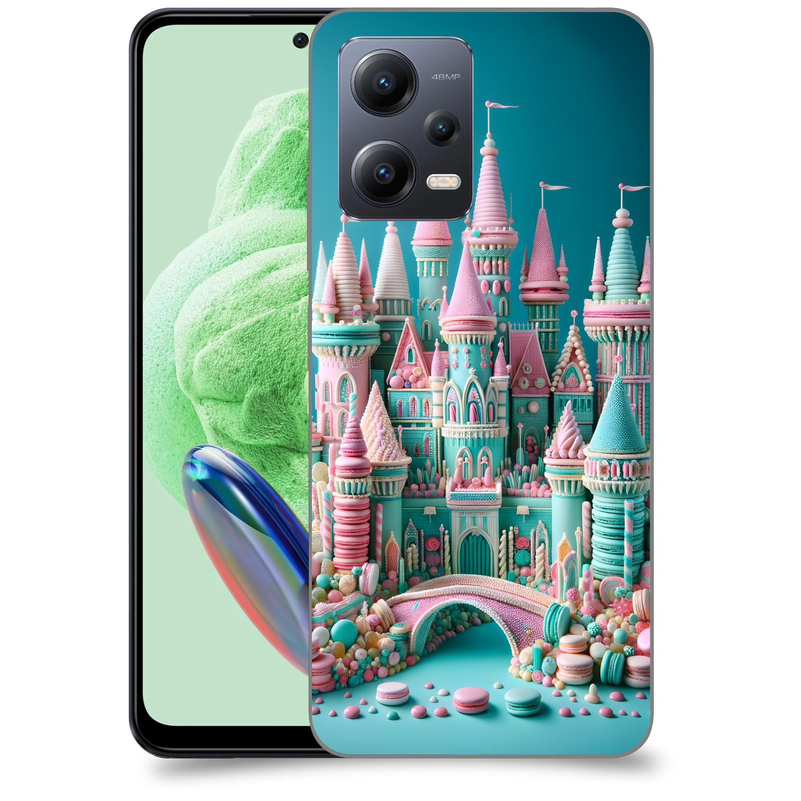 ACOVER Kryt na mobil Xiaomi Redmi Note 12 PRO 5G - Candy castle 2