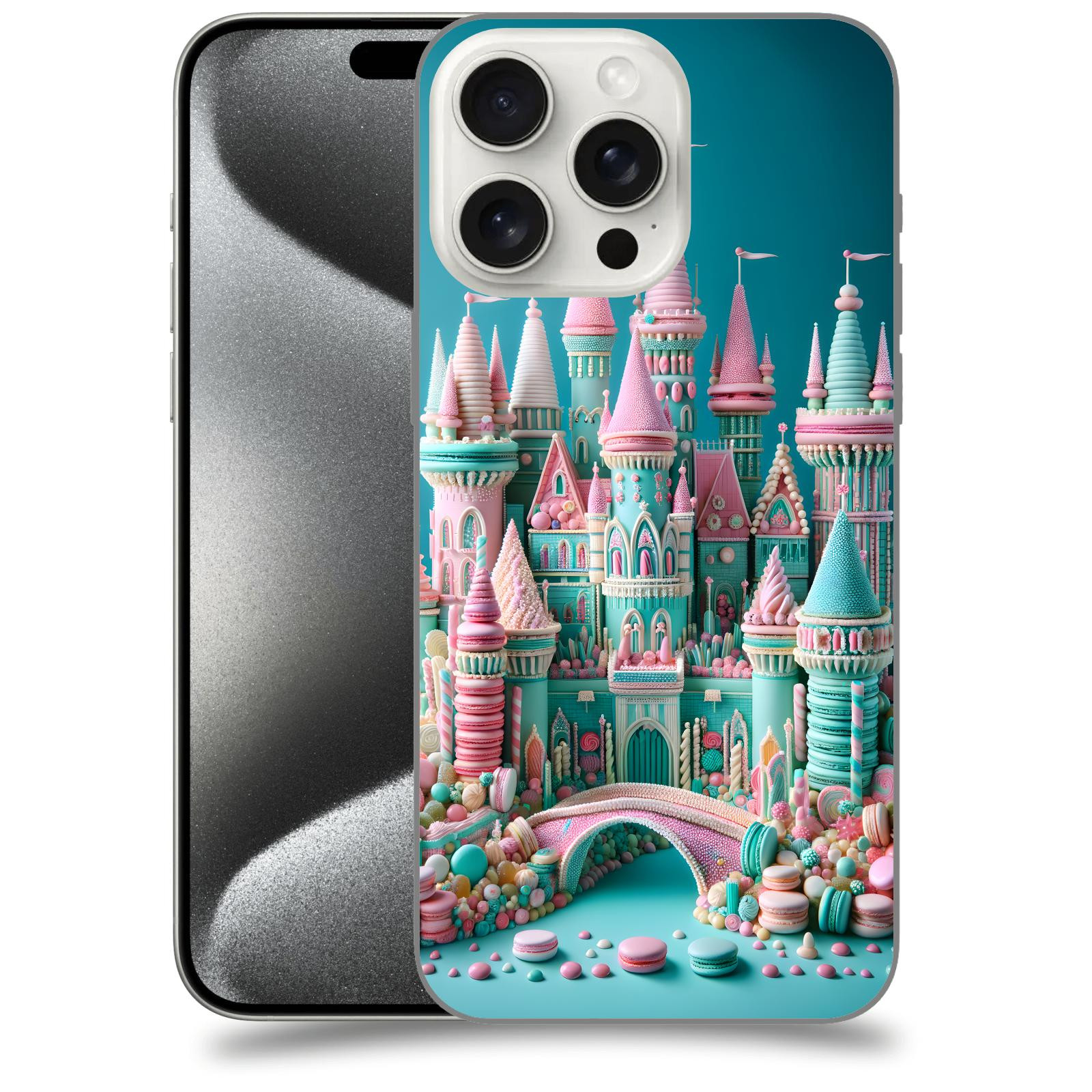 ACOVER Kryt na mobil Apple iPhone 15 pro max - Candy castle 2