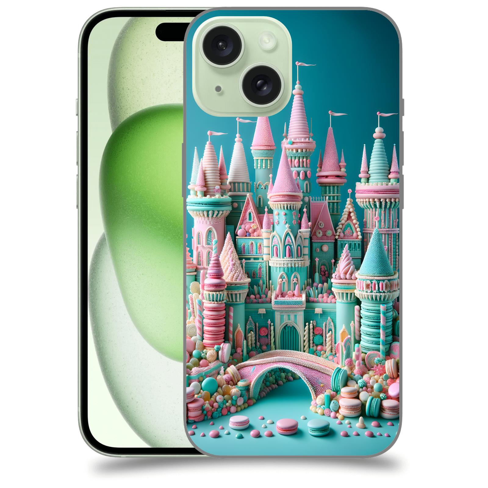 ACOVER Kryt na mobil Apple iPhone 15 - Candy castle 2