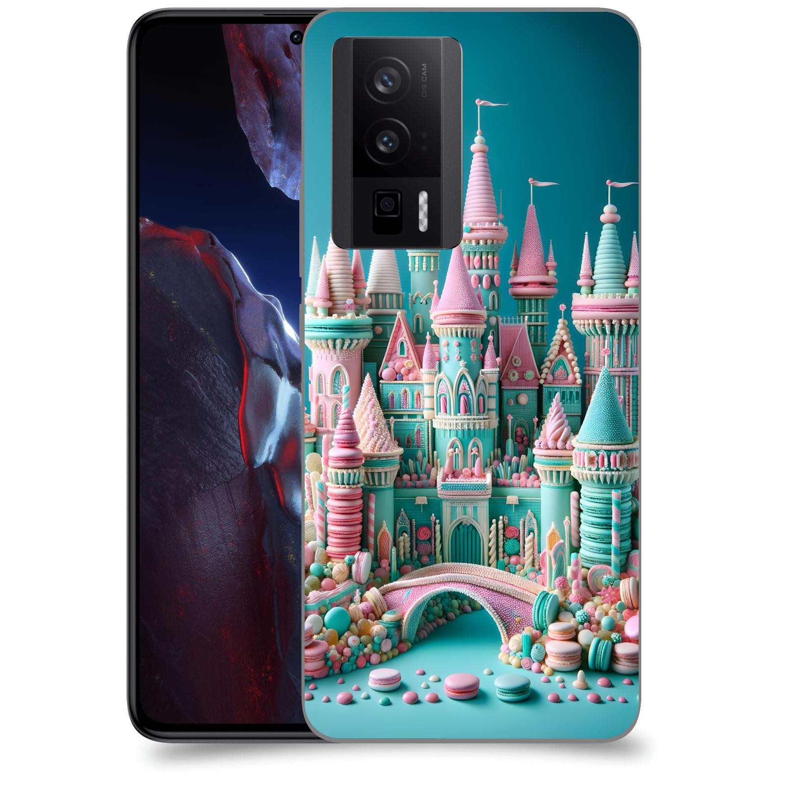 ACOVER Kryt na mobil Xiaomi Poco F5 Pro 5G - Candy castle 2