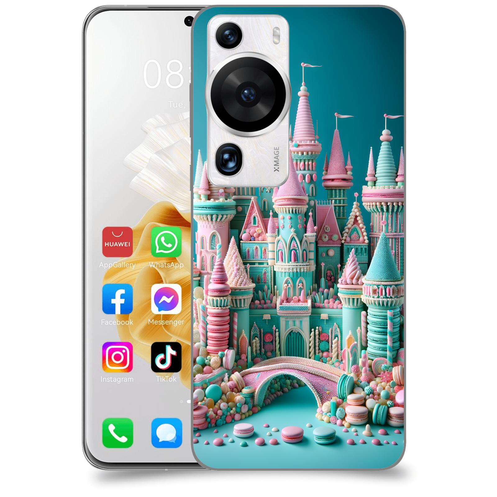 ACOVER Kryt na mobil Huawei P60 Pro - Candy castle 2