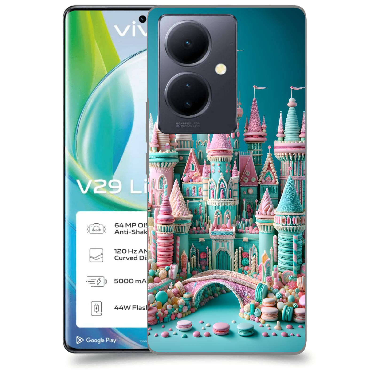 ACOVER Kryt na mobil VIVO V29 Lite 5G - Candy castle 2