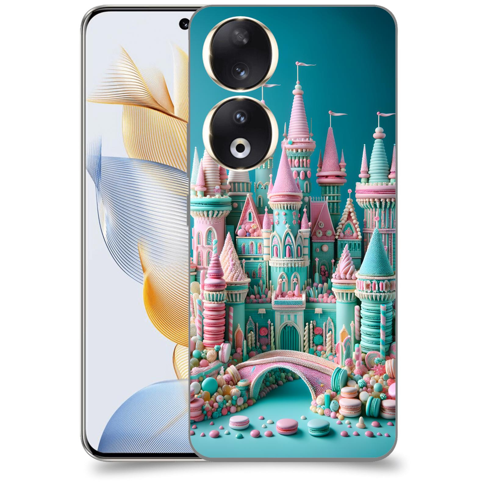ACOVER Kryt na mobil Honor 90 - Candy castle 2
