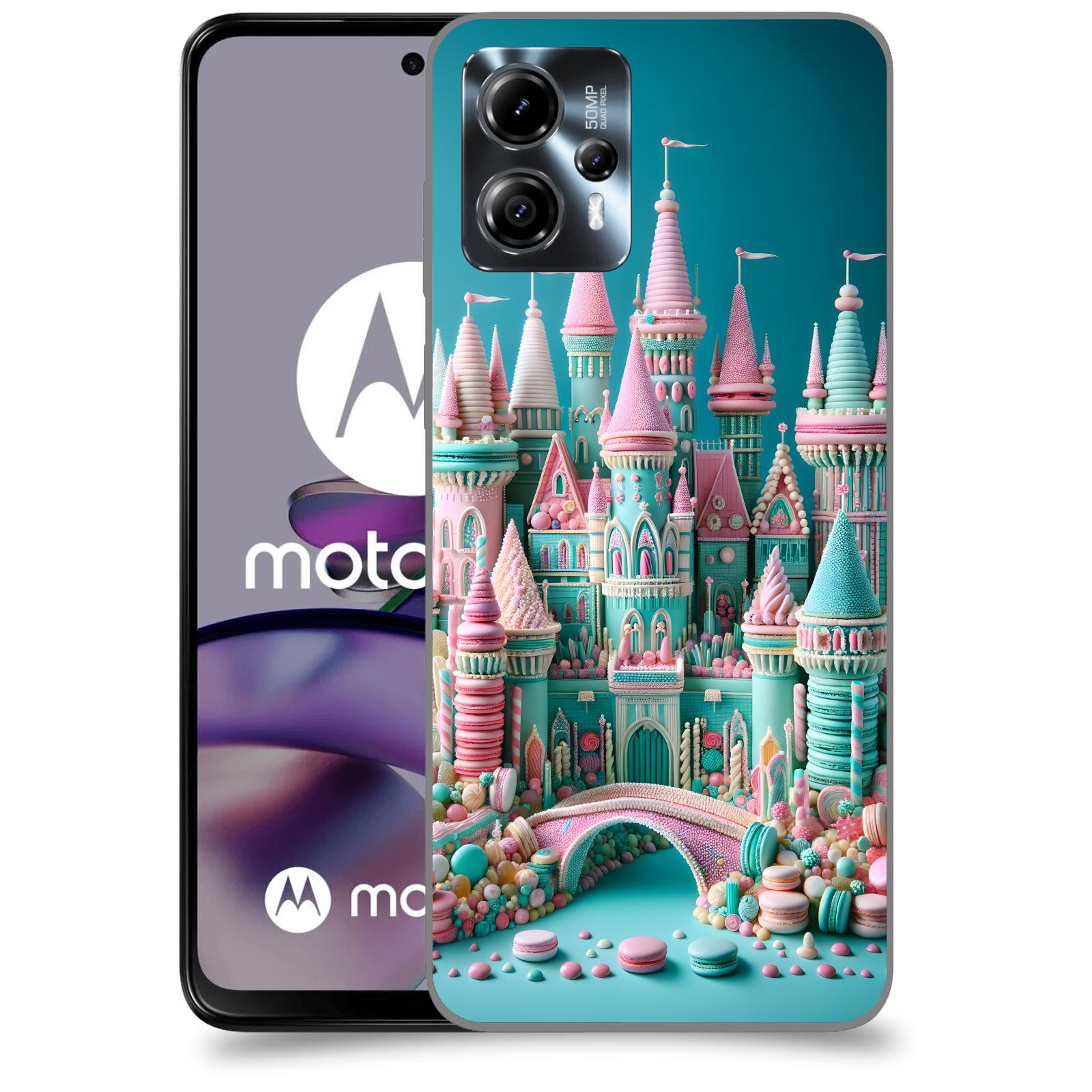 ACOVER Kryt na mobil Motorola Moto G13 - Candy castle 2