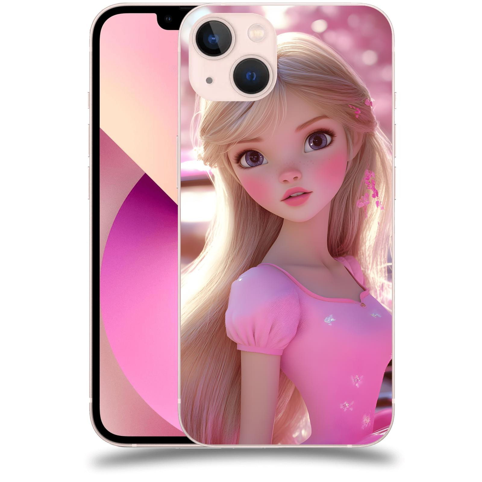 ACOVER Kryt na mobil Apple iPhone 13 - Barbie