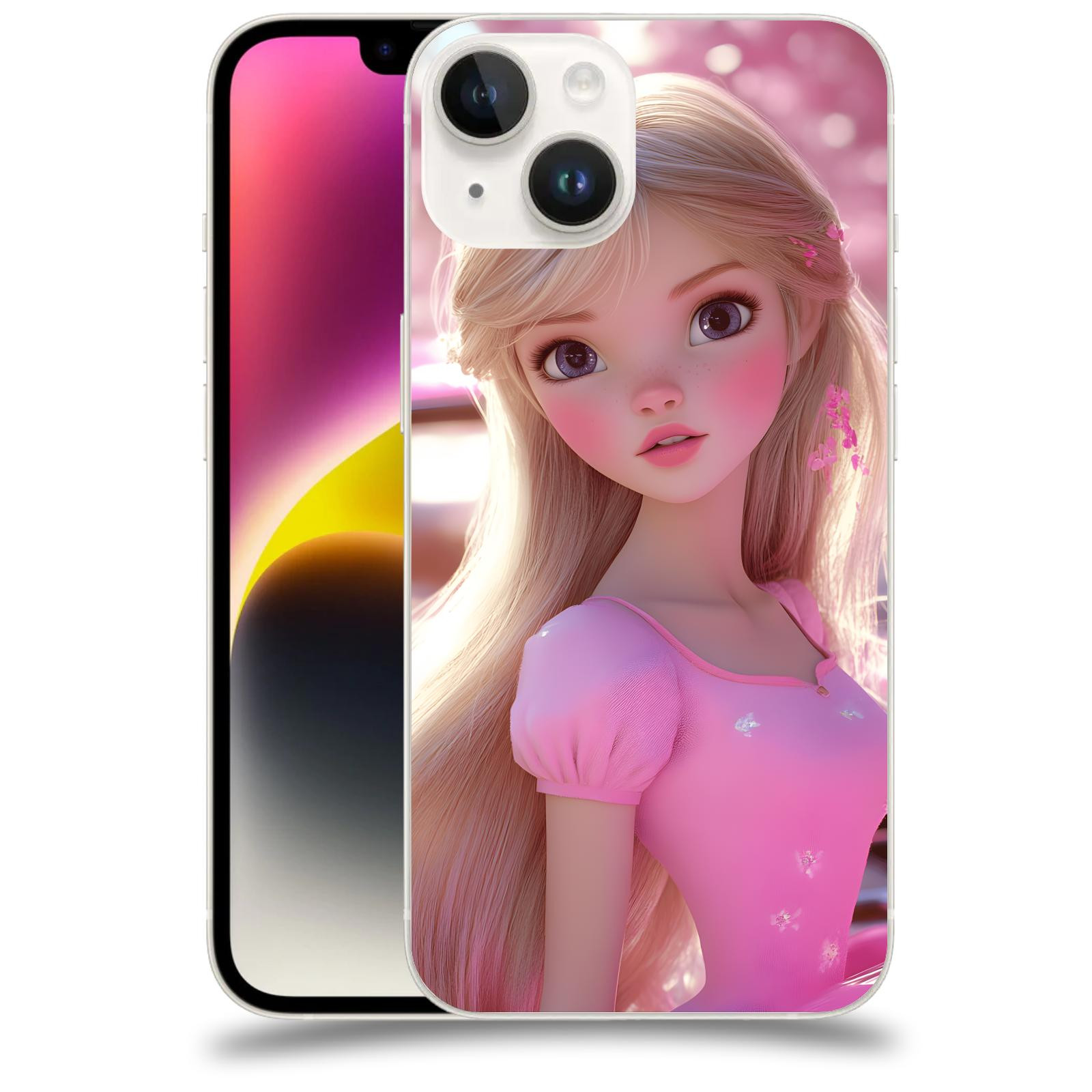 ACOVER Kryt na mobil Apple iPhone 14 - Barbie