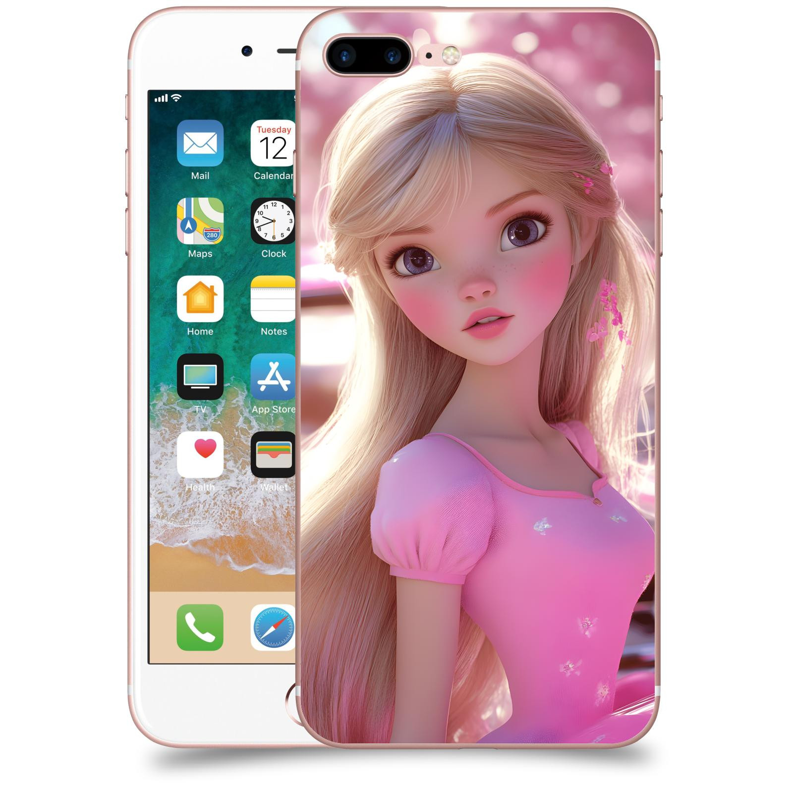 ACOVER Kryt na mobil Apple iPhone 7 Plus - Barbie