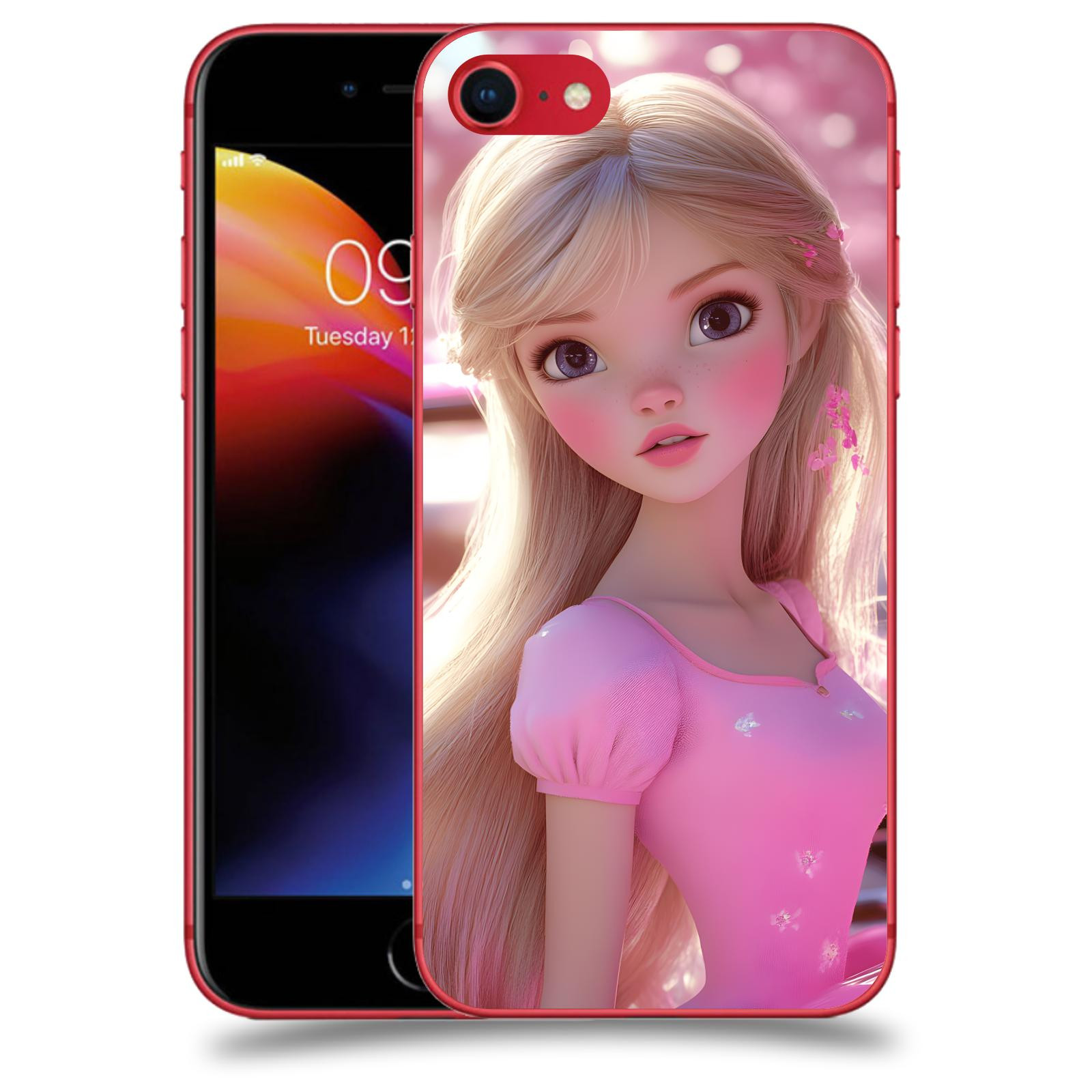 ACOVER Kryt na mobil Apple iPhone 8 - Barbie