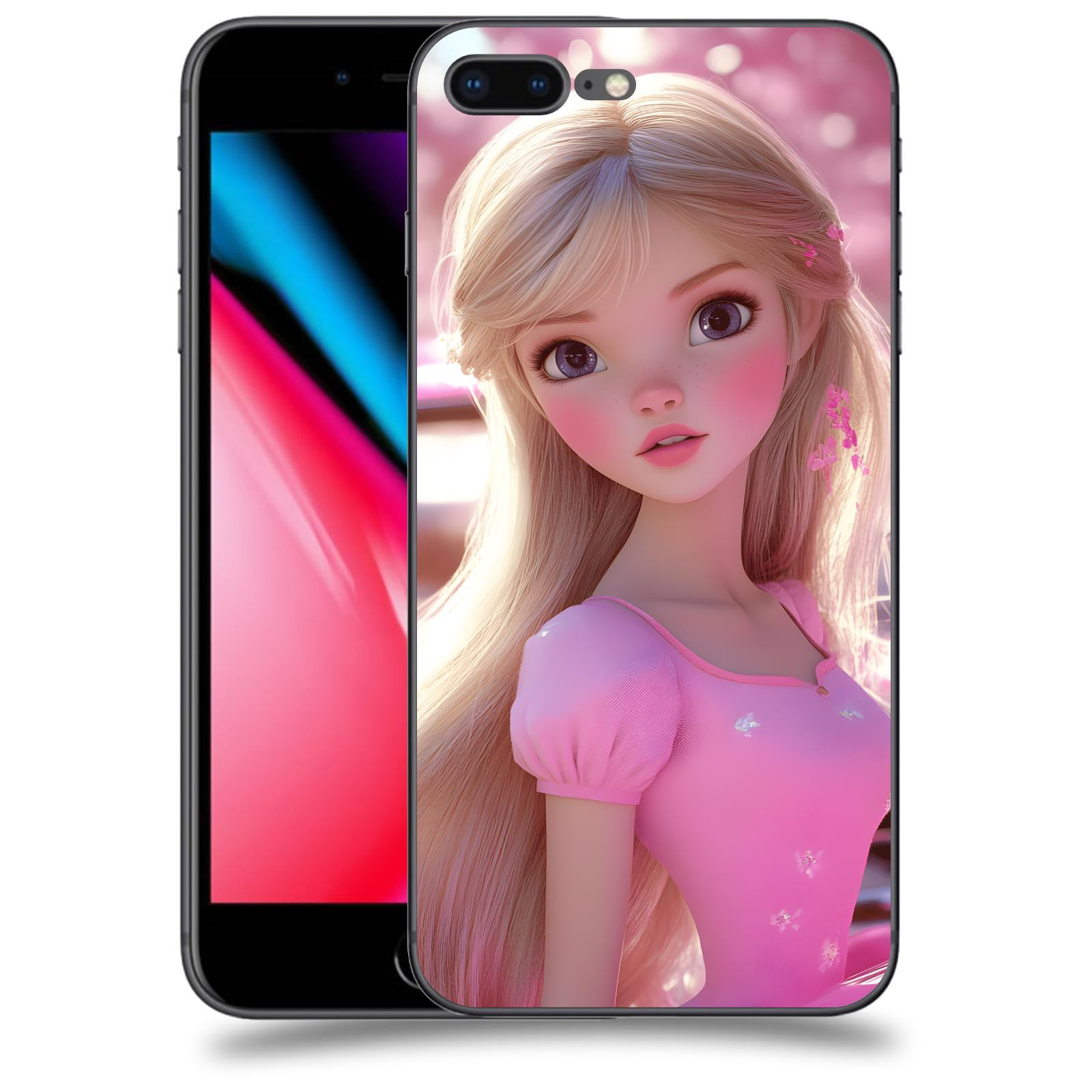 ACOVER Kryt na mobil Apple iPhone 8 Plus - Barbie