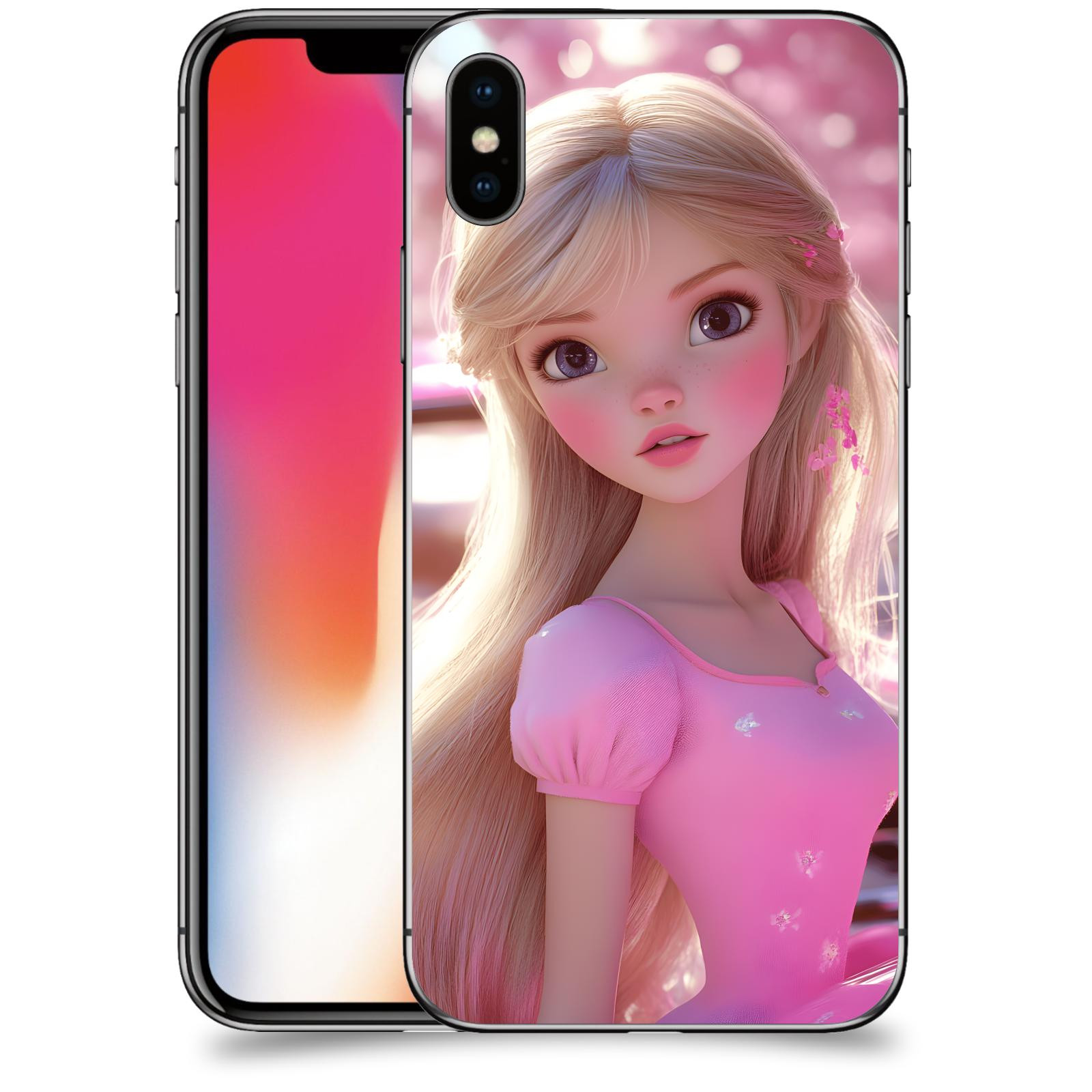 ACOVER Kryt na mobil Apple iPhone X/XS - Barbie
