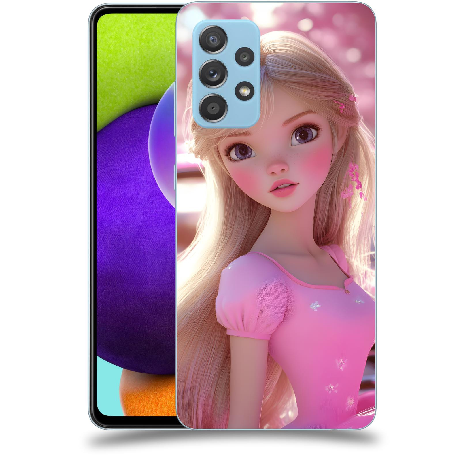 ACOVER Kryt na mobil Samsung Galaxy A52 A525F - Barbie
