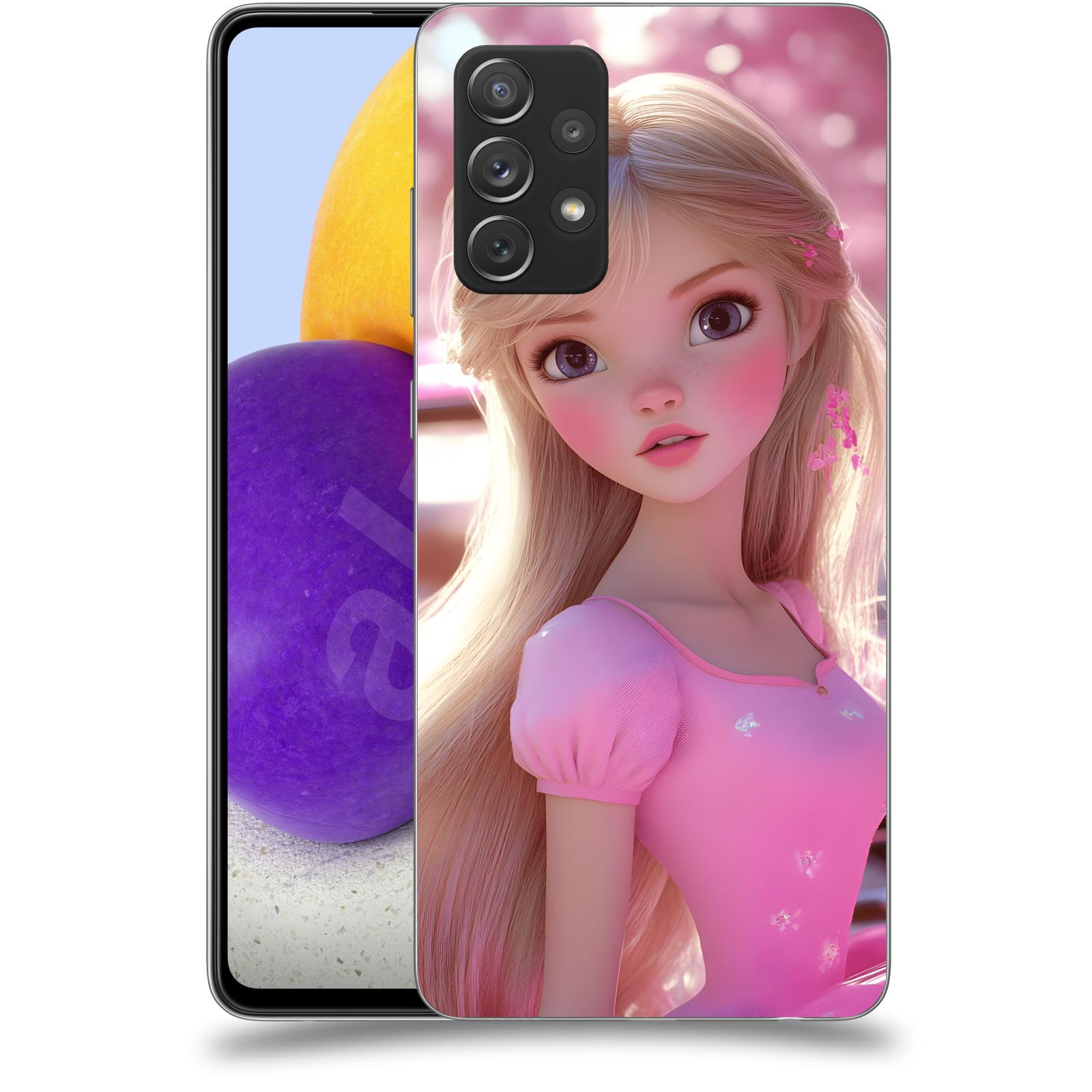 ACOVER Kryt na mobil Samsung Galaxy A72 A725F - Barbie