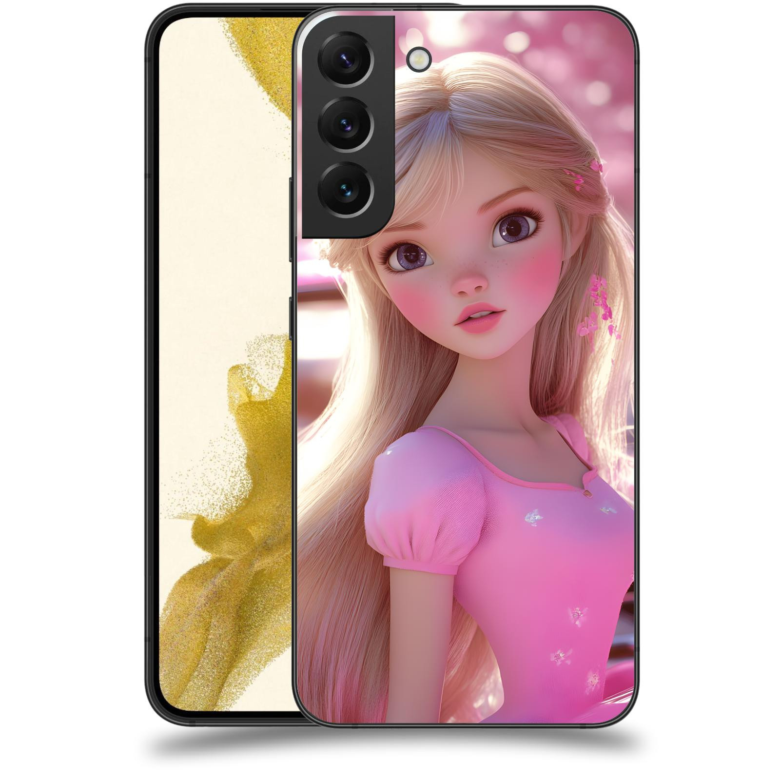 ACOVER Kryt na mobil Samsung Galaxy S22+ 5G - Barbie