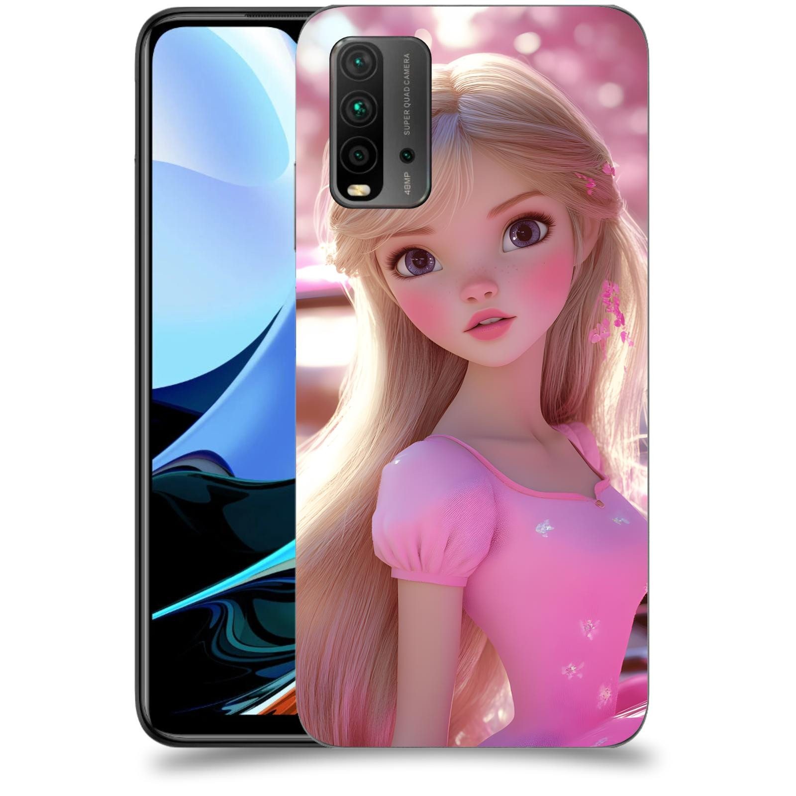 ACOVER Kryt na mobil Xiaomi Redmi 9T - Barbie