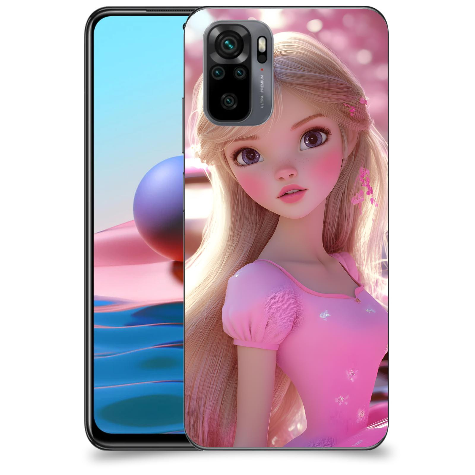 ACOVER Kryt na mobil Xiaomi Redmi Note 10 - Barbie